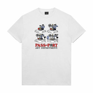 Pass~Port Art Dept. Tee (White) - August Shop