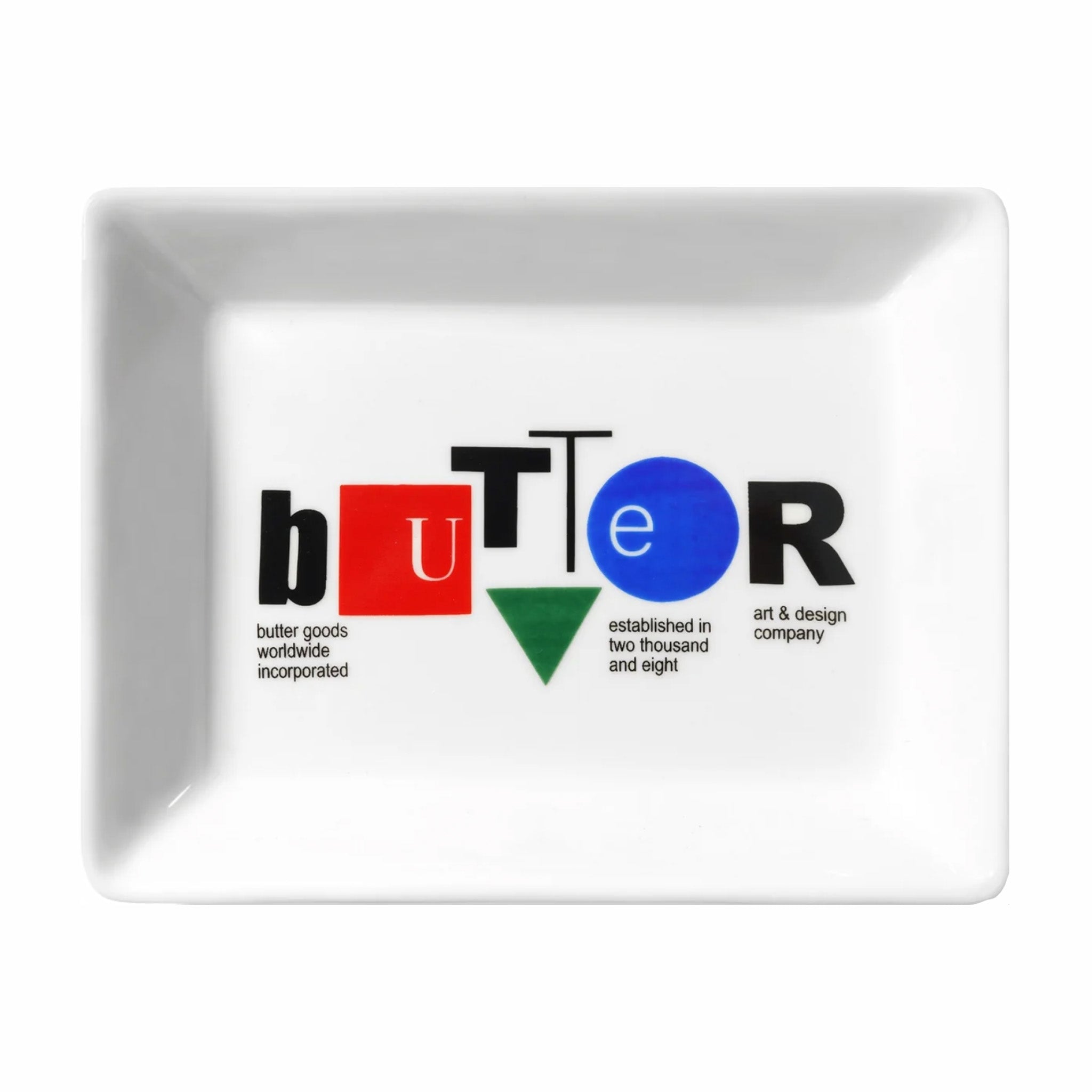 Butter Goods Design Co. Ceramic Tray (White) - August Shop