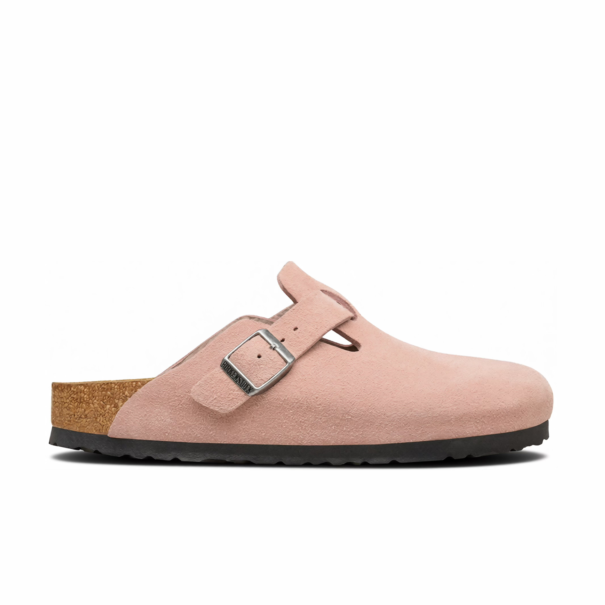 Birkenstock Women's Boston Suede Leather - Narrow (Pink Clay) - August Shop
