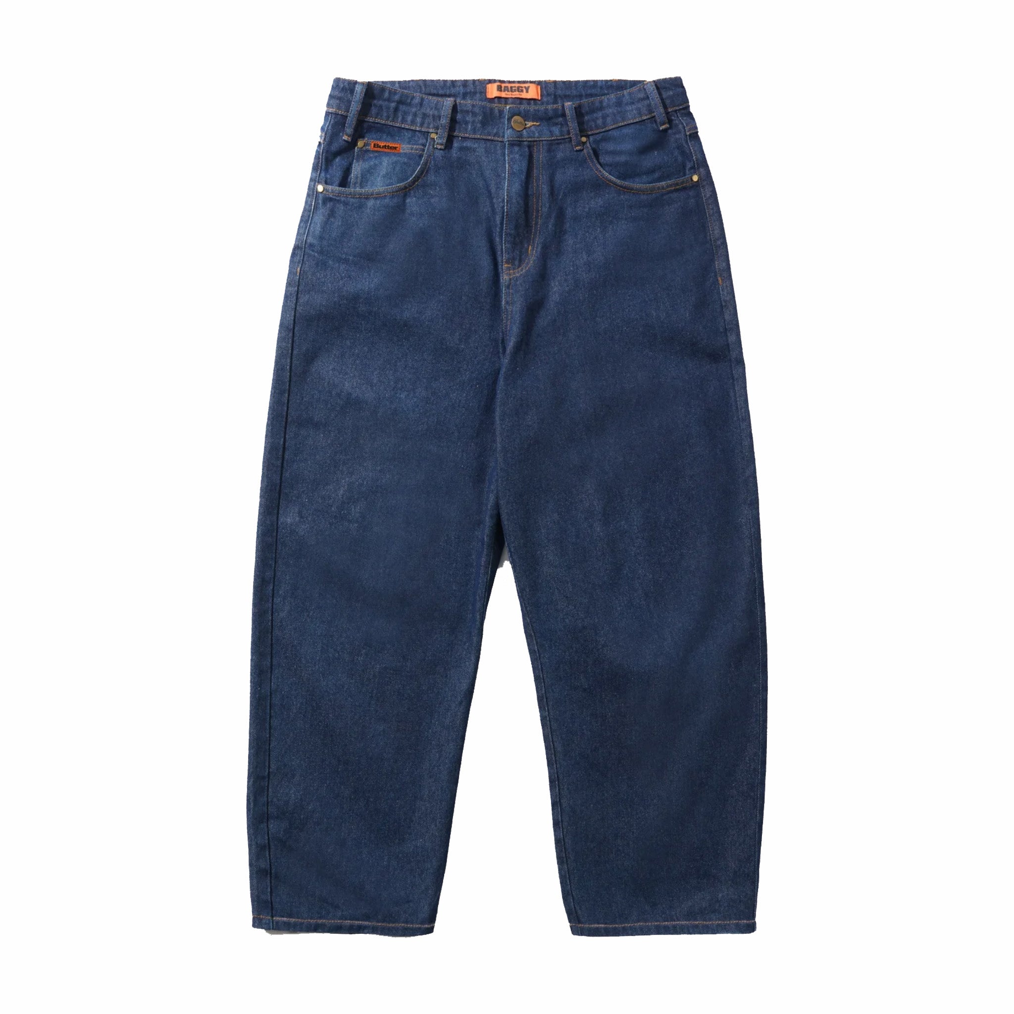 Butter Goods Baggy Denim Jeans (Dark Indigo)