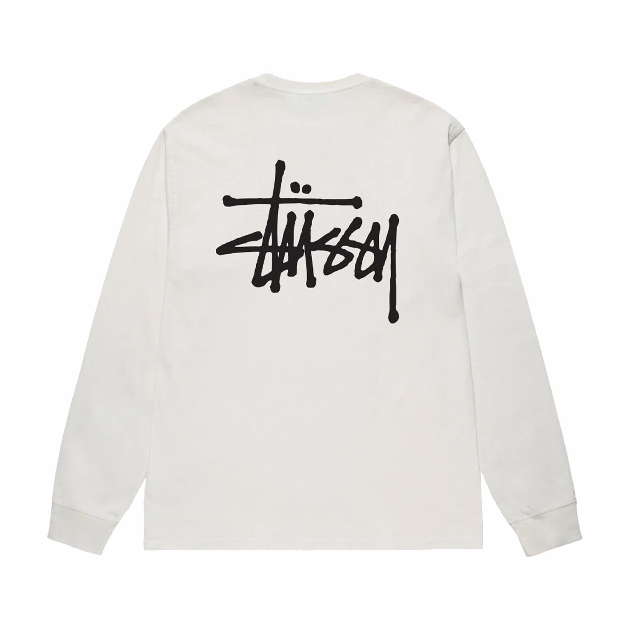 Stüssy Basic Pigment Dyed LS Tee (Natural) - August Shop
