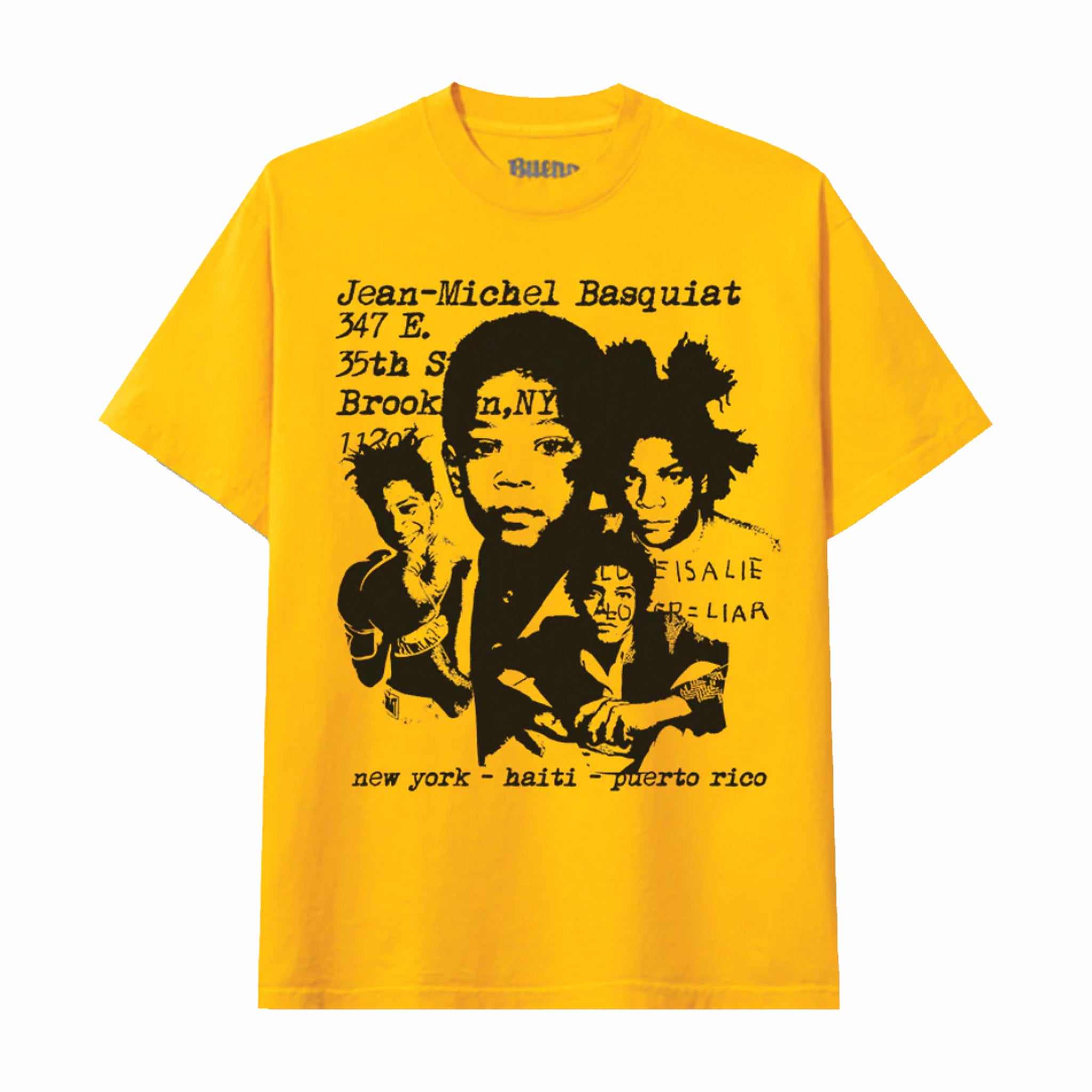 Bueno Basquiat Tee (Yellow) - August Shop