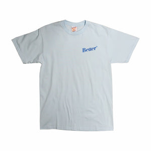 Better™ Gift Shop "Cash On Table" S/S T-Shirt (Powder Blue) - August Shop