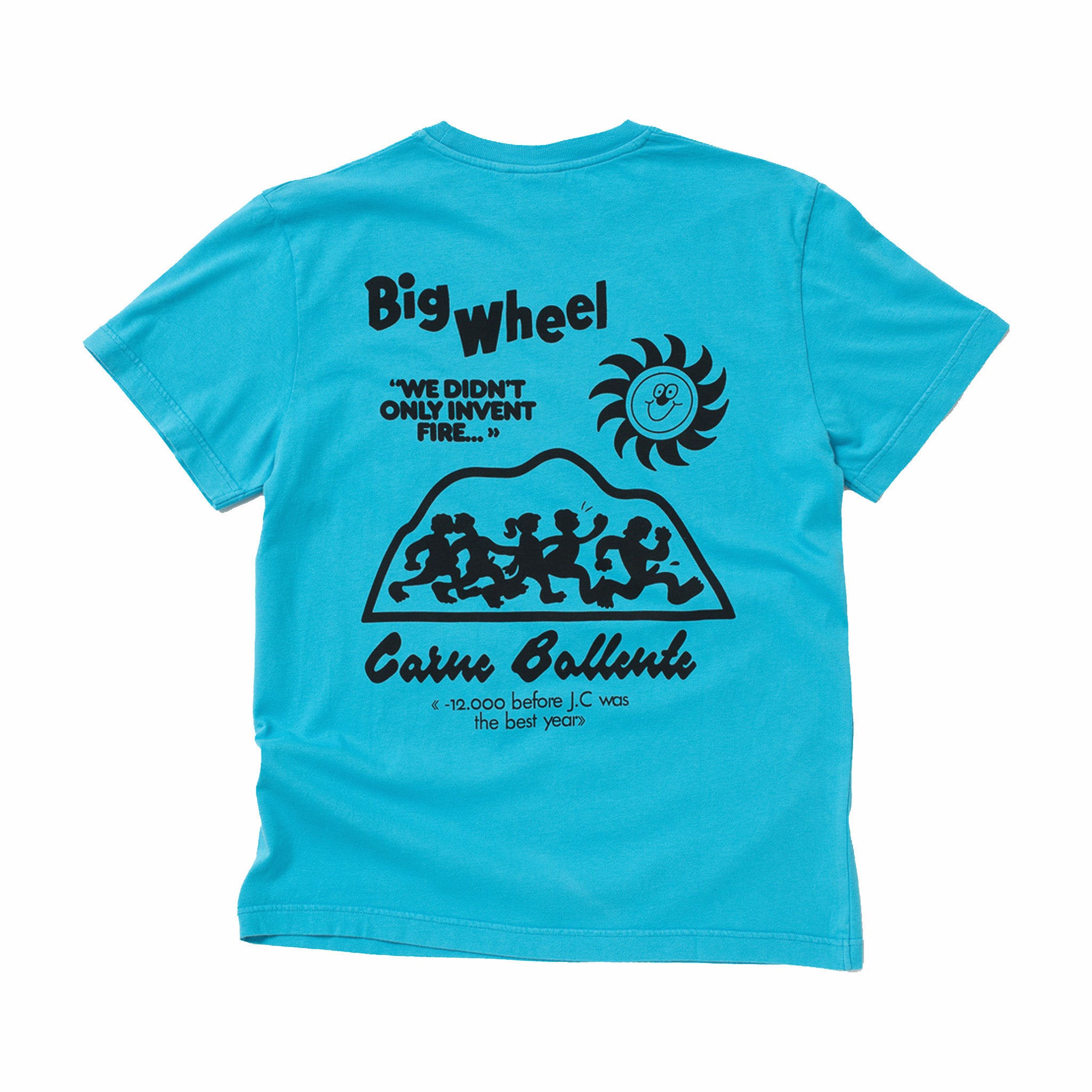 Carne Bollente Big Wheel T-Shirt (Blue) - August Shop