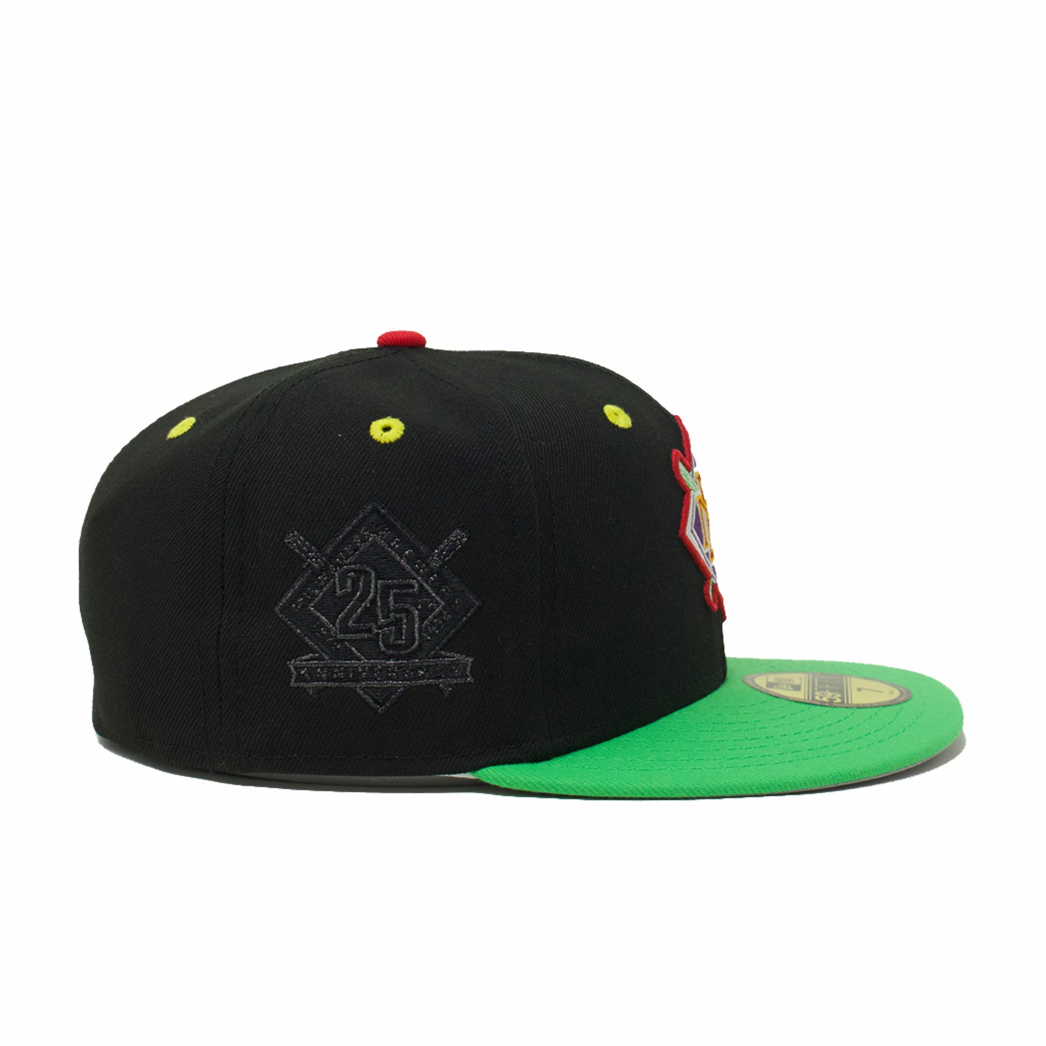 New Era x August &quot;Monsters&quot; Milwaukee Brewers 25th Anniversary 59FIFTY (Black/Green) - August Shop