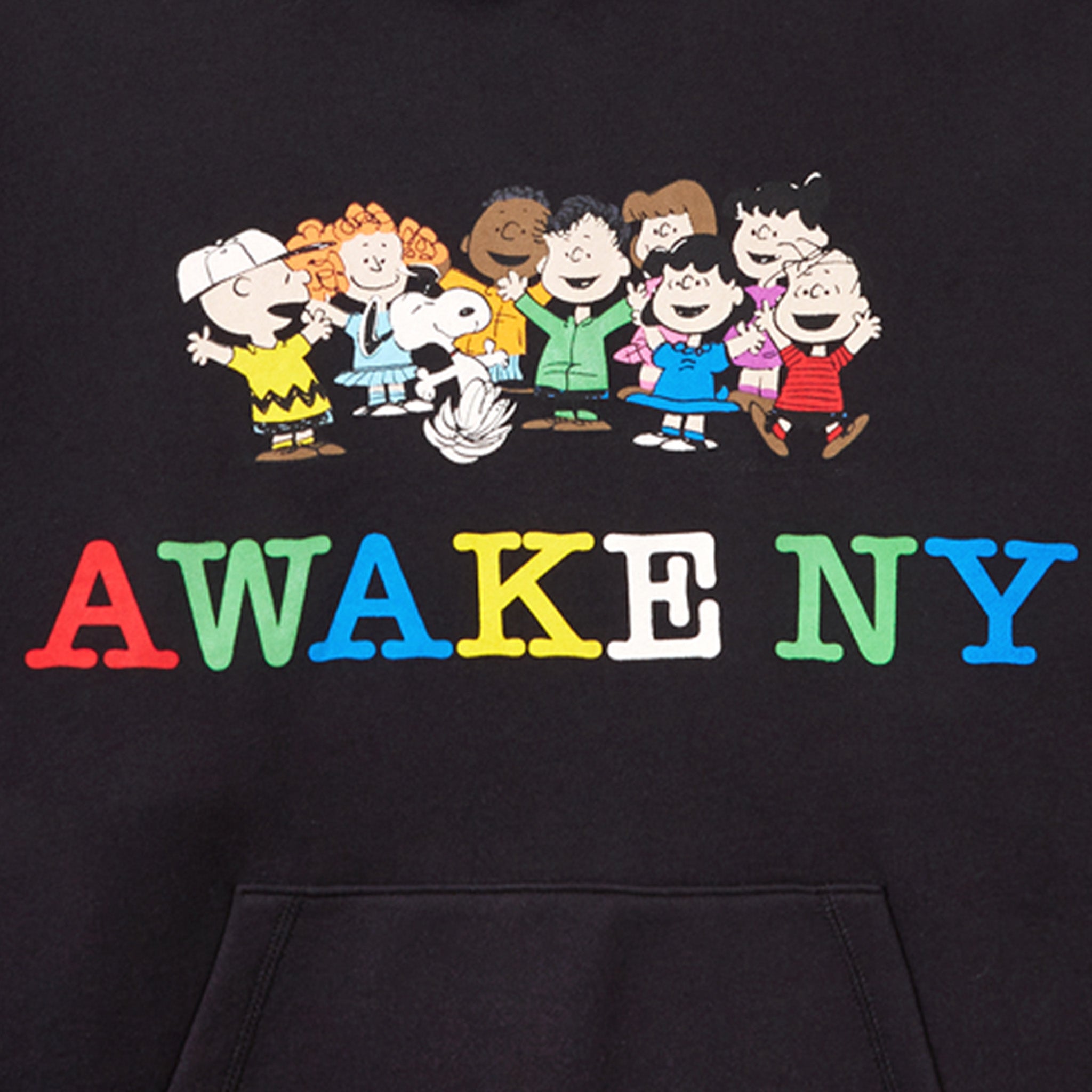Awake NY x Peanuts Hoodie (Black) - August Shop