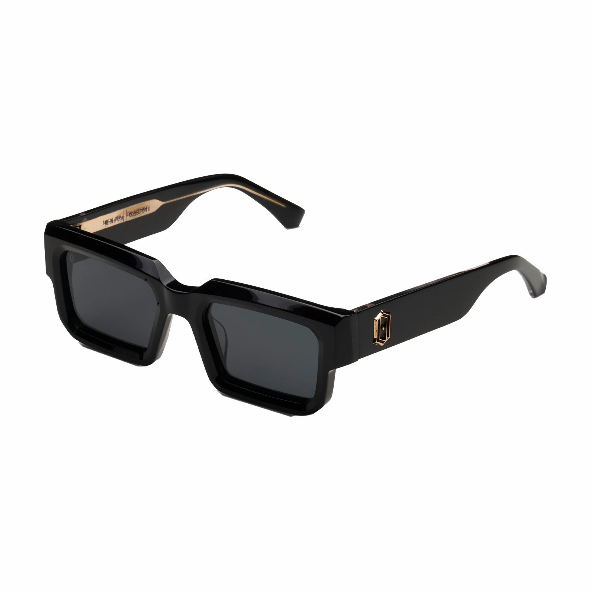 James Oro Black Titan Sunglasses (Black) - August Shop