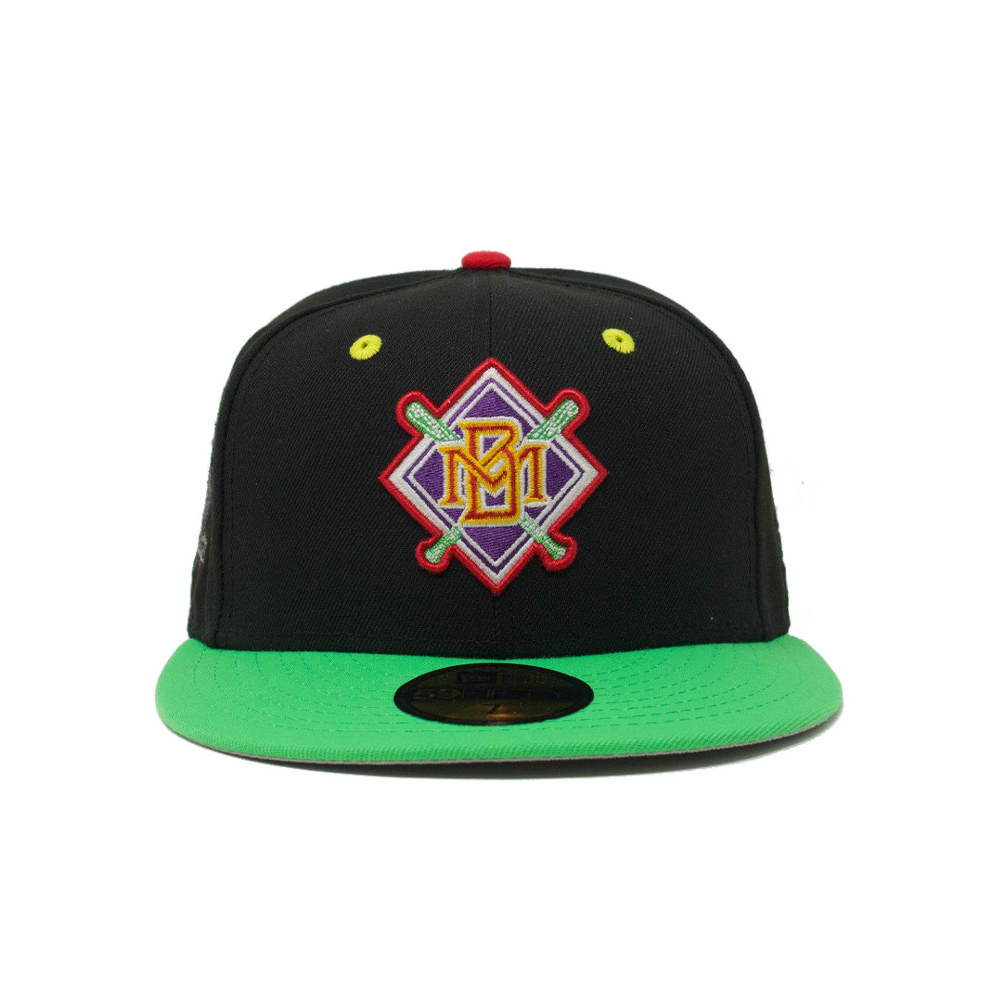 New Era x August &quot;Monsters&quot; Milwaukee Brewers 25th Anniversary 59FIFTY (Black/Green) - August Shop