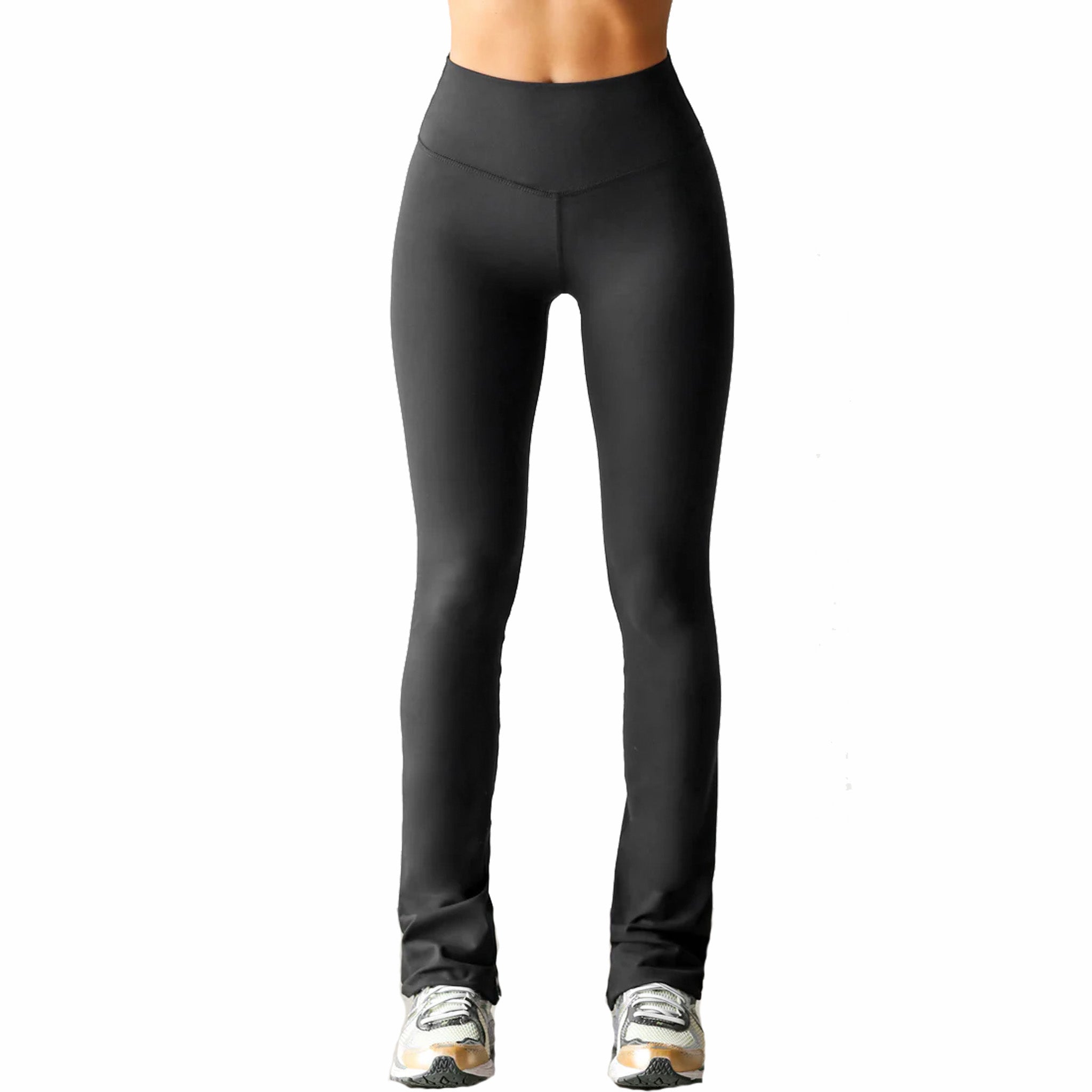 Joah Brown Second Skin Bootcut Legging (Sueded Onyx) - August Shop