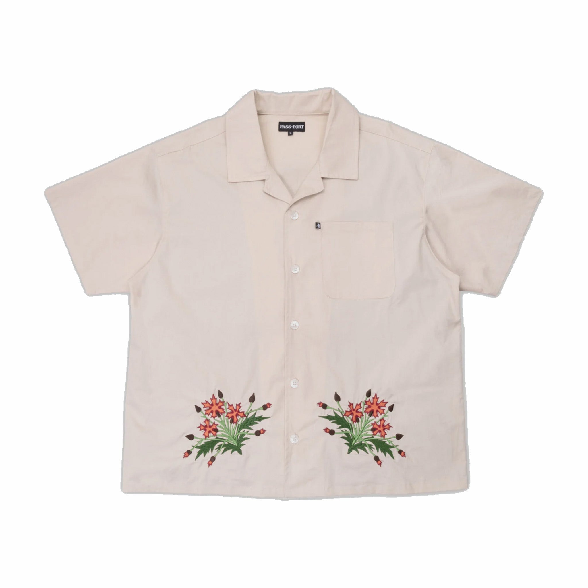 Pass~Port Bloom Casual Shirt (Cream) - August Shop