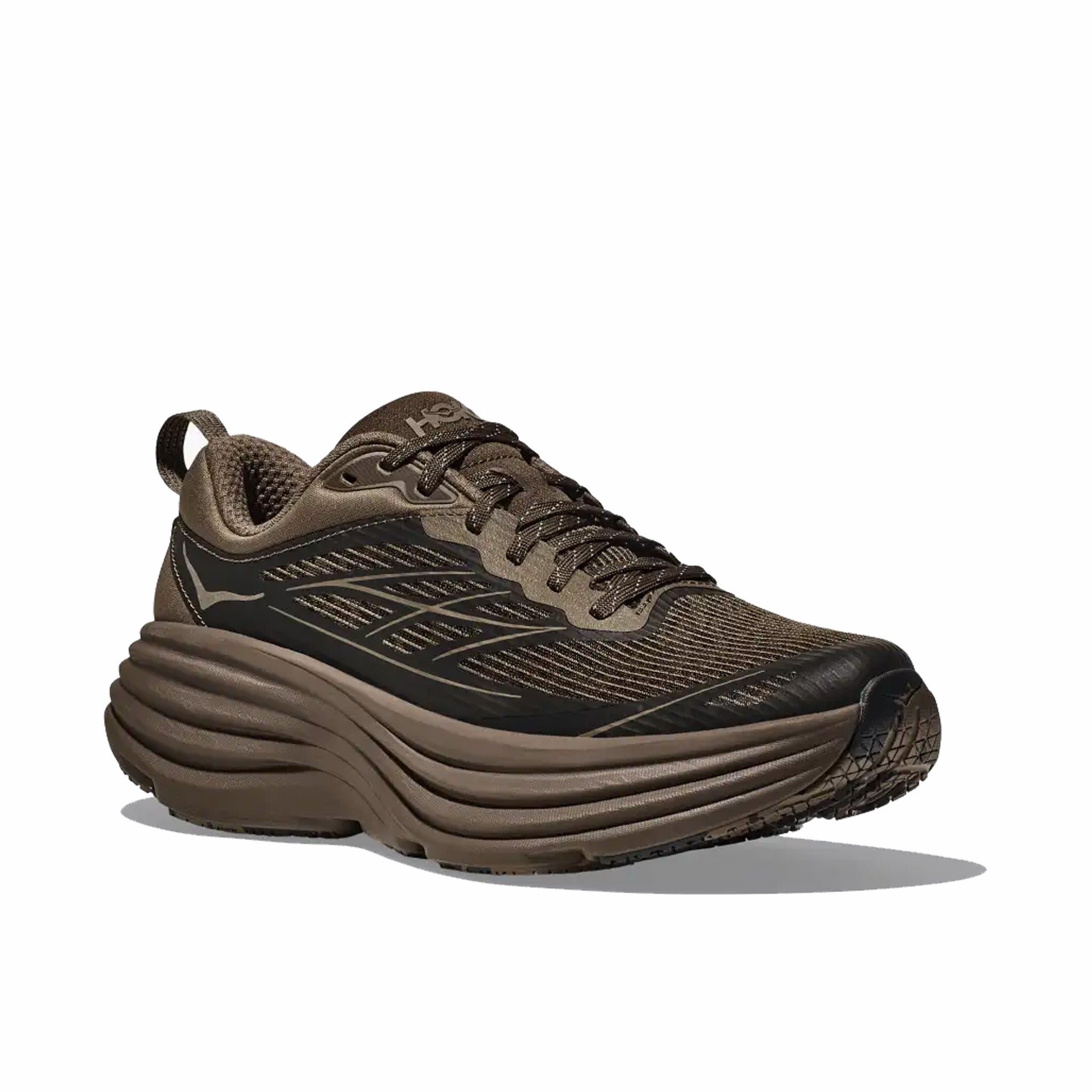 Hoka Men&#39;s Bondi 8 TS Caged (Umber/Deep Umber) - August Shop