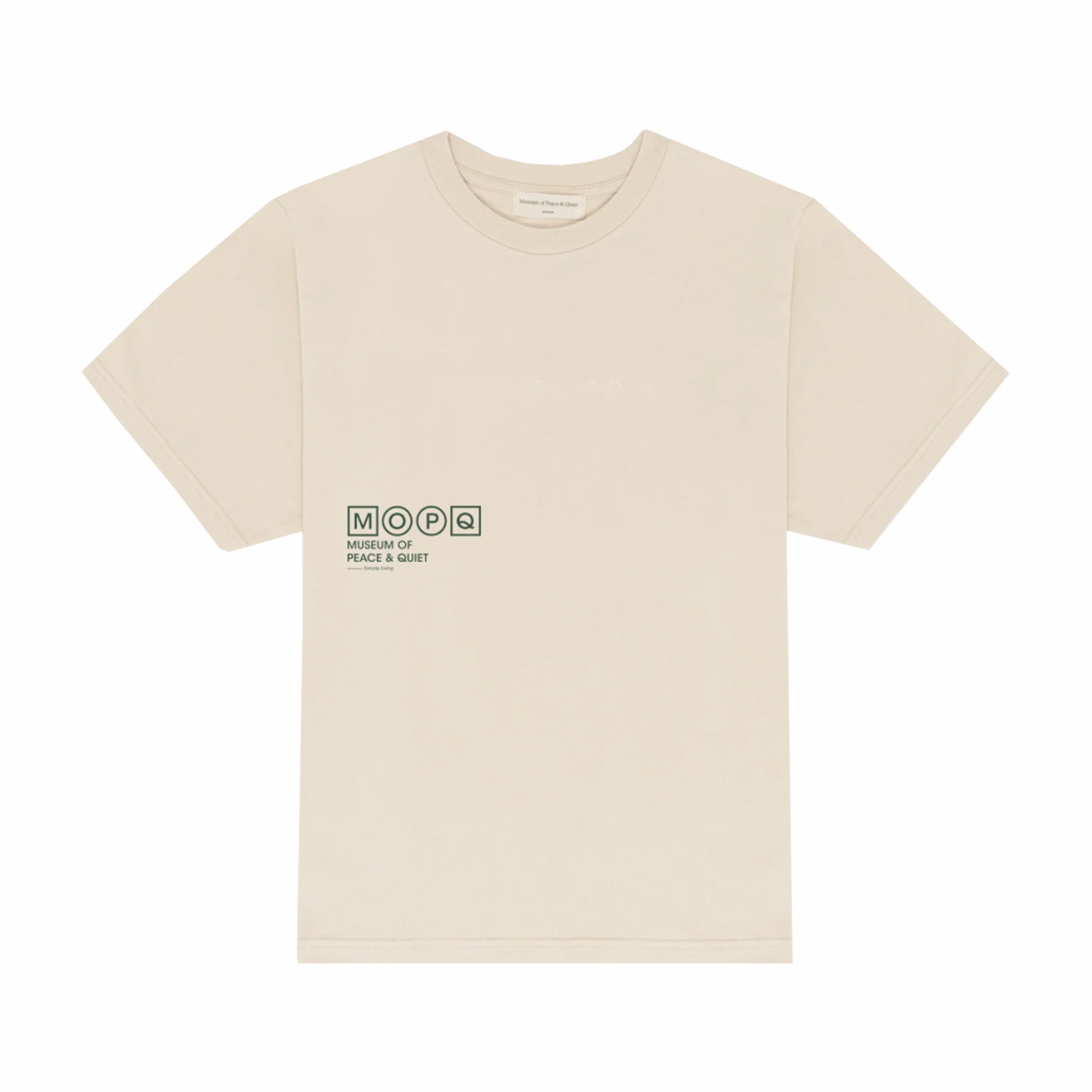 Museum of Peace and Quiet Simple Living T-Shirt (Bone) - August Shop