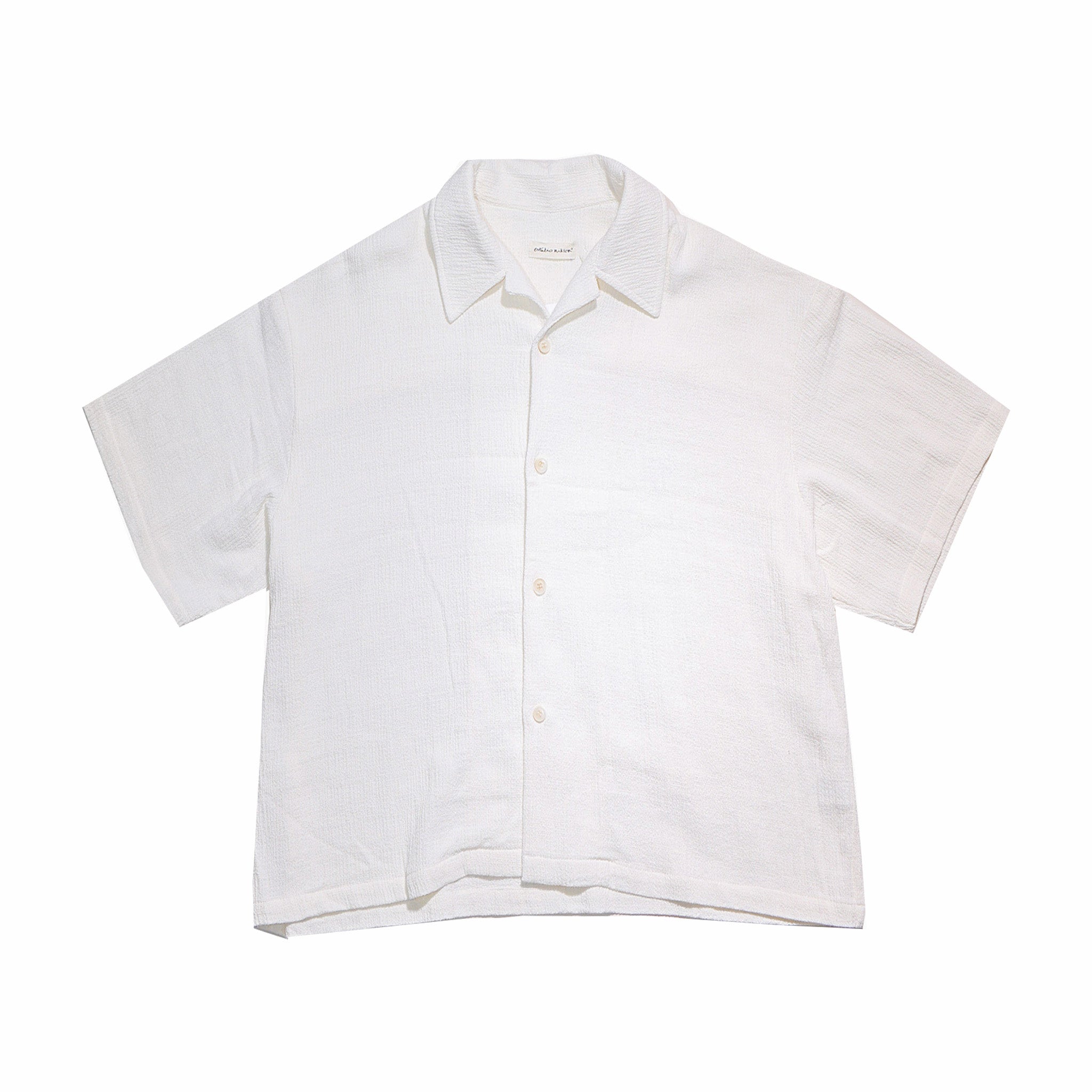 Estudio Niksen Resort Boxy Shirt (Ivory) - August Shop