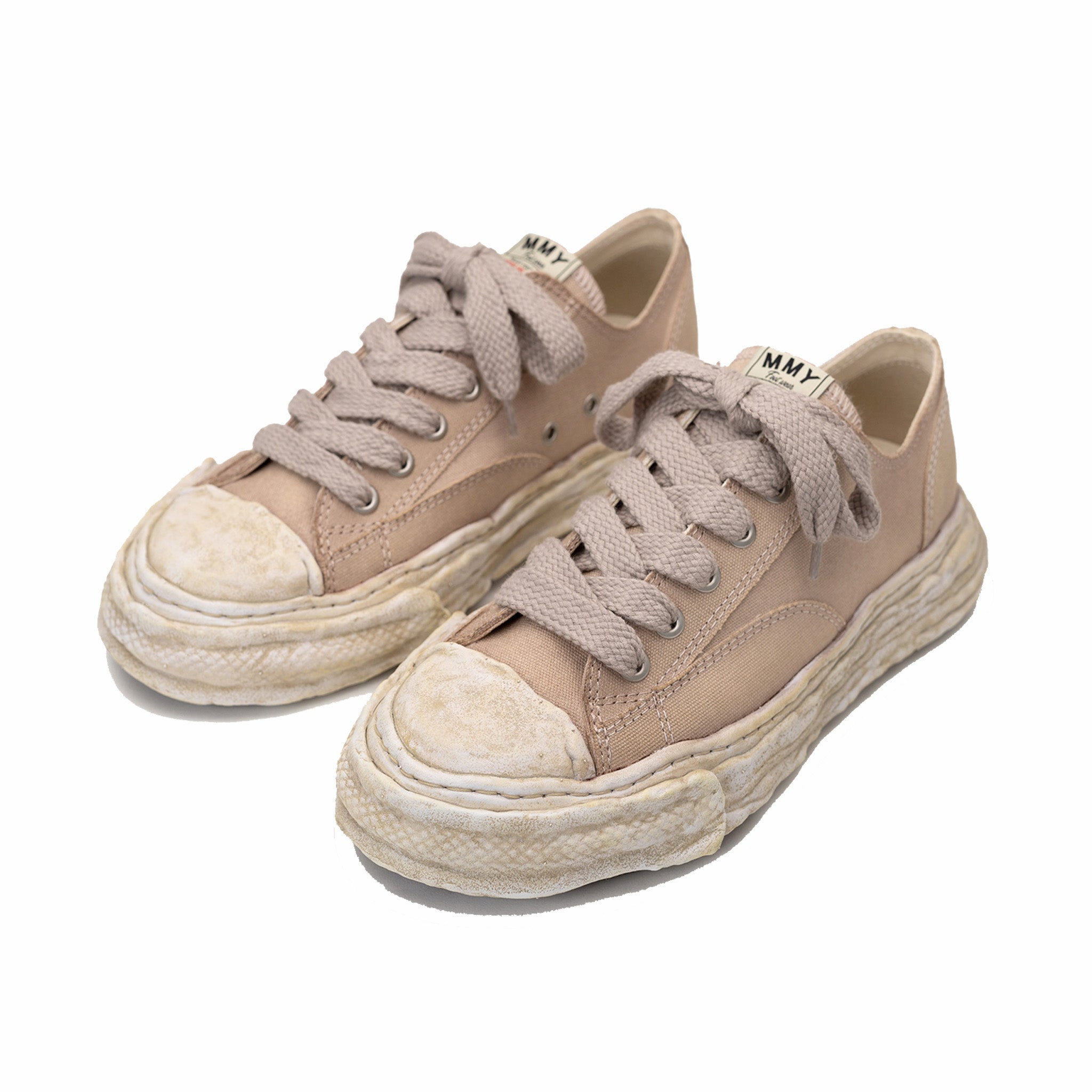 Maison MIHARA YASUHIRO &quot;Peterson 23&quot; OG Sole Canvas Low-Top Sneaker (Brown) - August Shop