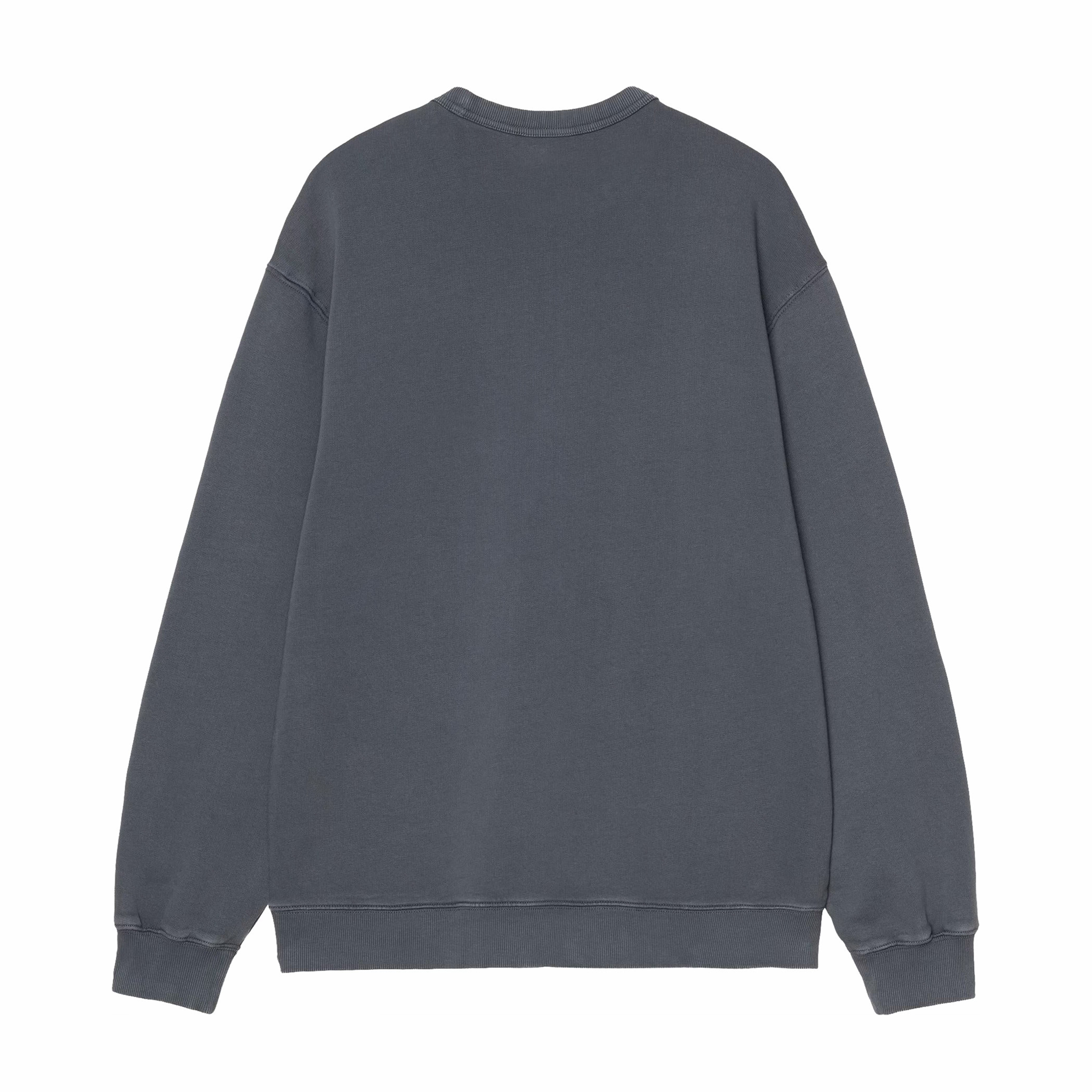 Carhartt WIP Faded Pond Corps Sweatshirt (Deep Night/Heavy Stone Wash) - August Shop