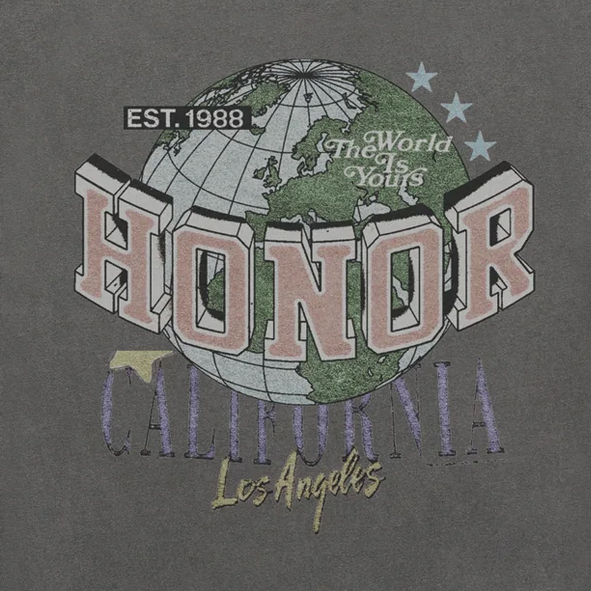 Honor The Gift Honor California T-Shirt (Black) - August Shop