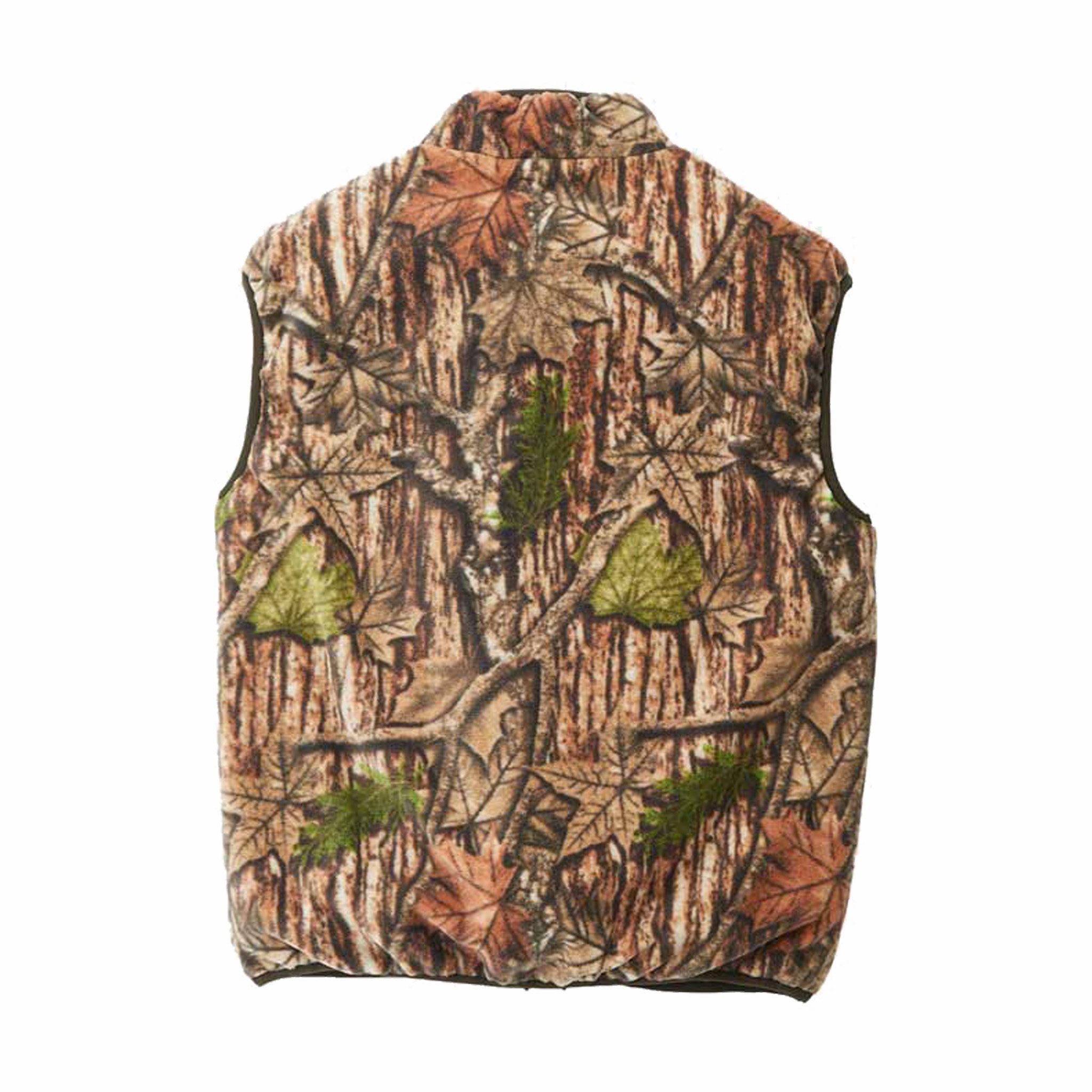 Gramicci Reversible Fleece Vest (Leaf Camo) - August Shop