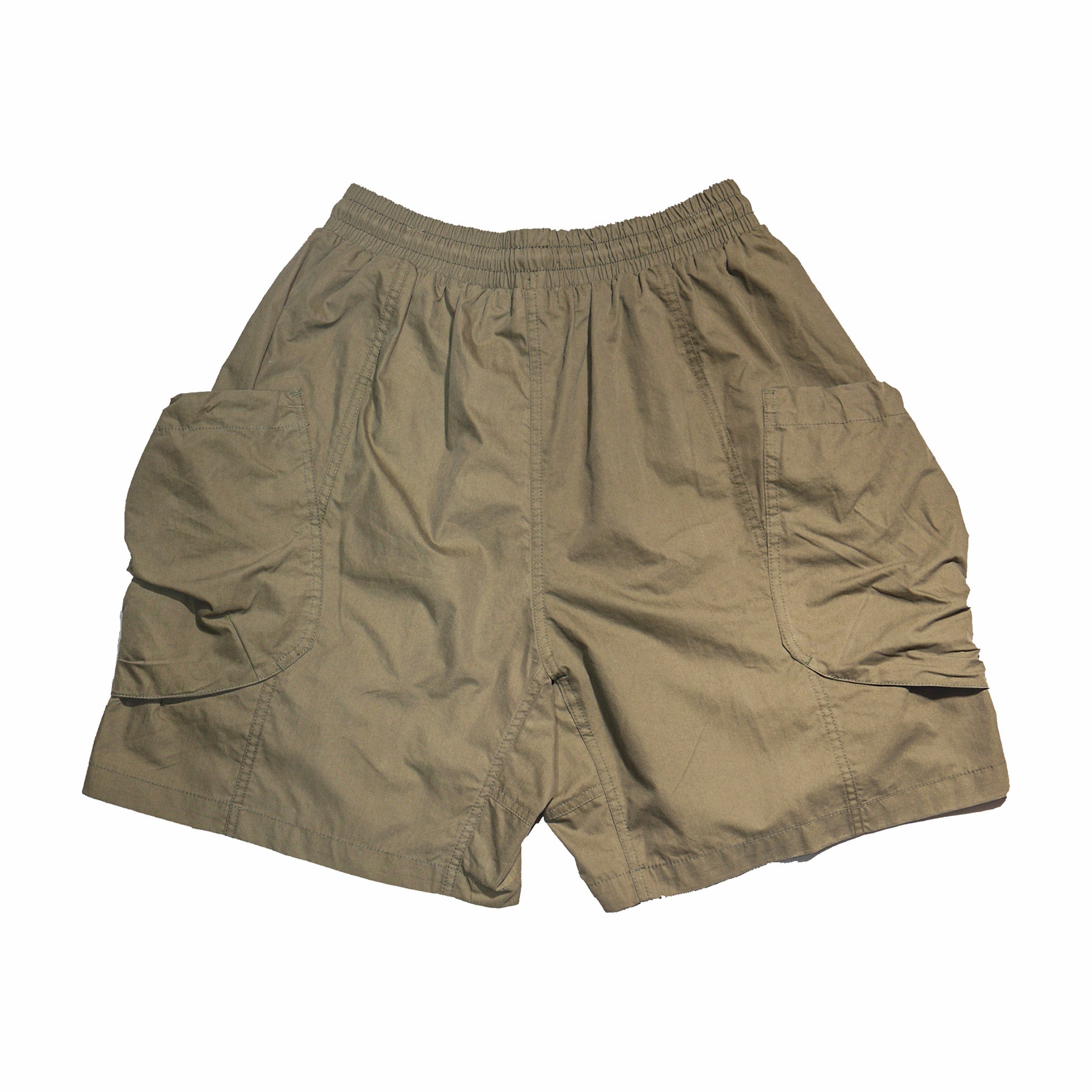 Estudio Niksen Bungee Cargo Shorts (Khaki) - August Shop