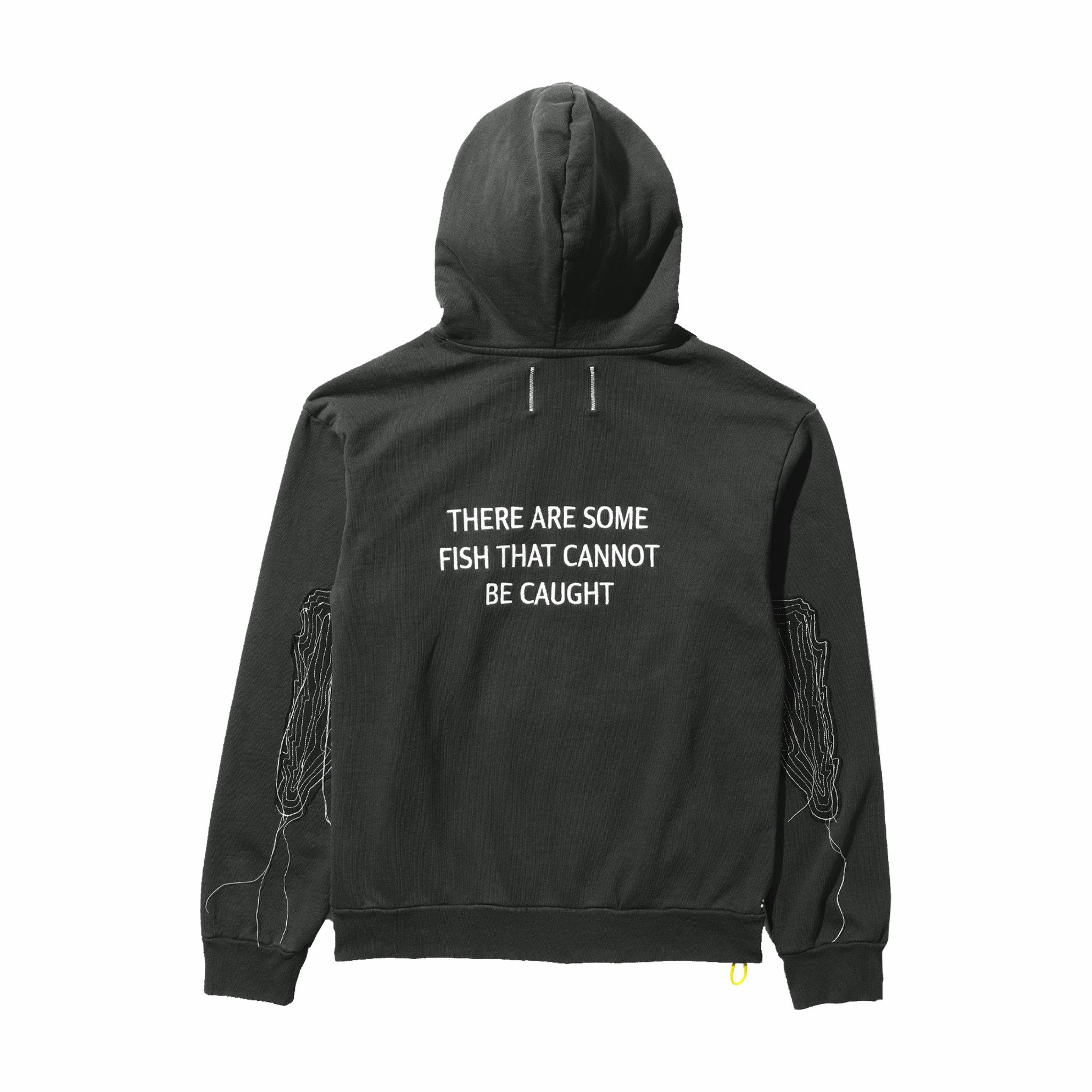 Western Hydrodynamic Research Cannot Be Caught Hoodie (Washed Black) - August Shop