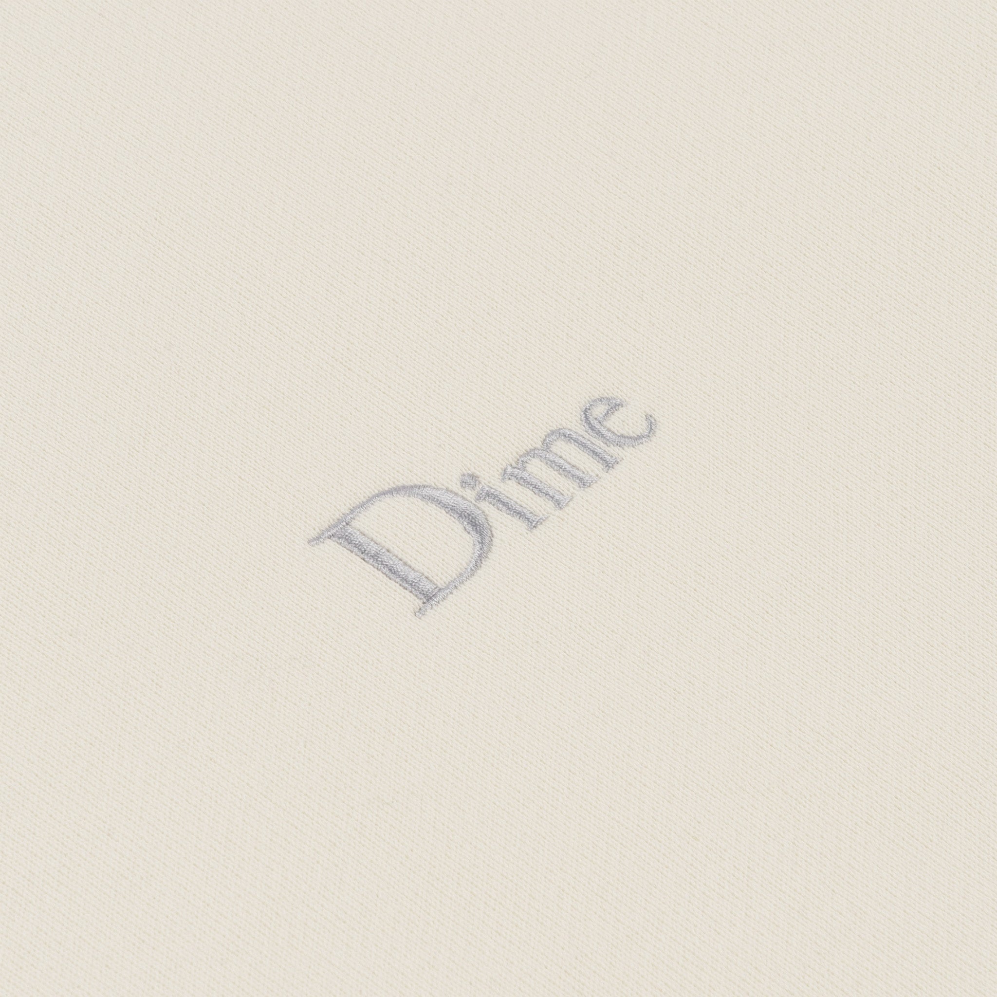 Dime Classic Small Logo Crewneck (Bone) - August Shop