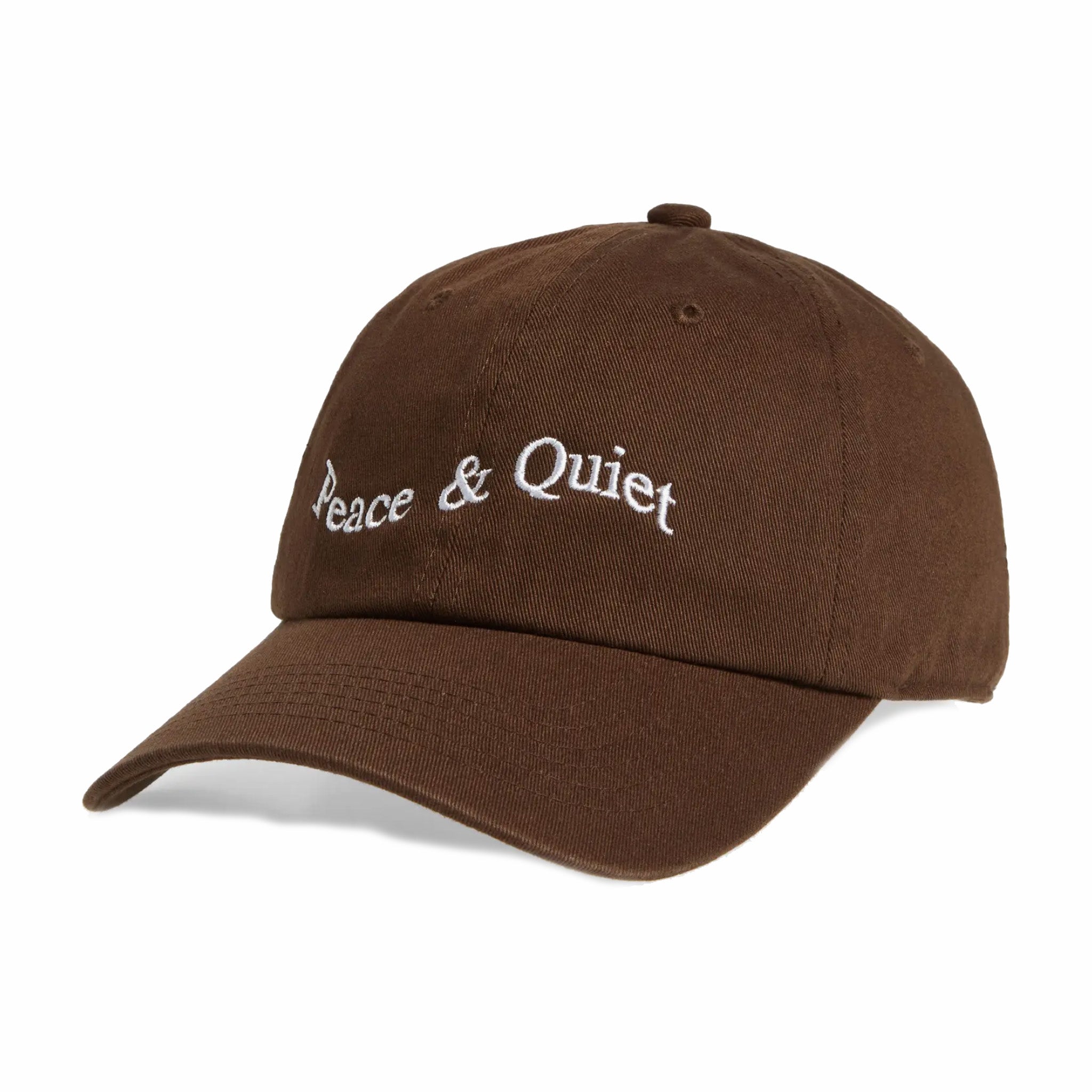 Museum of Peace &amp; Quiet Wordmark Dad Hat (Clay) - August Shop