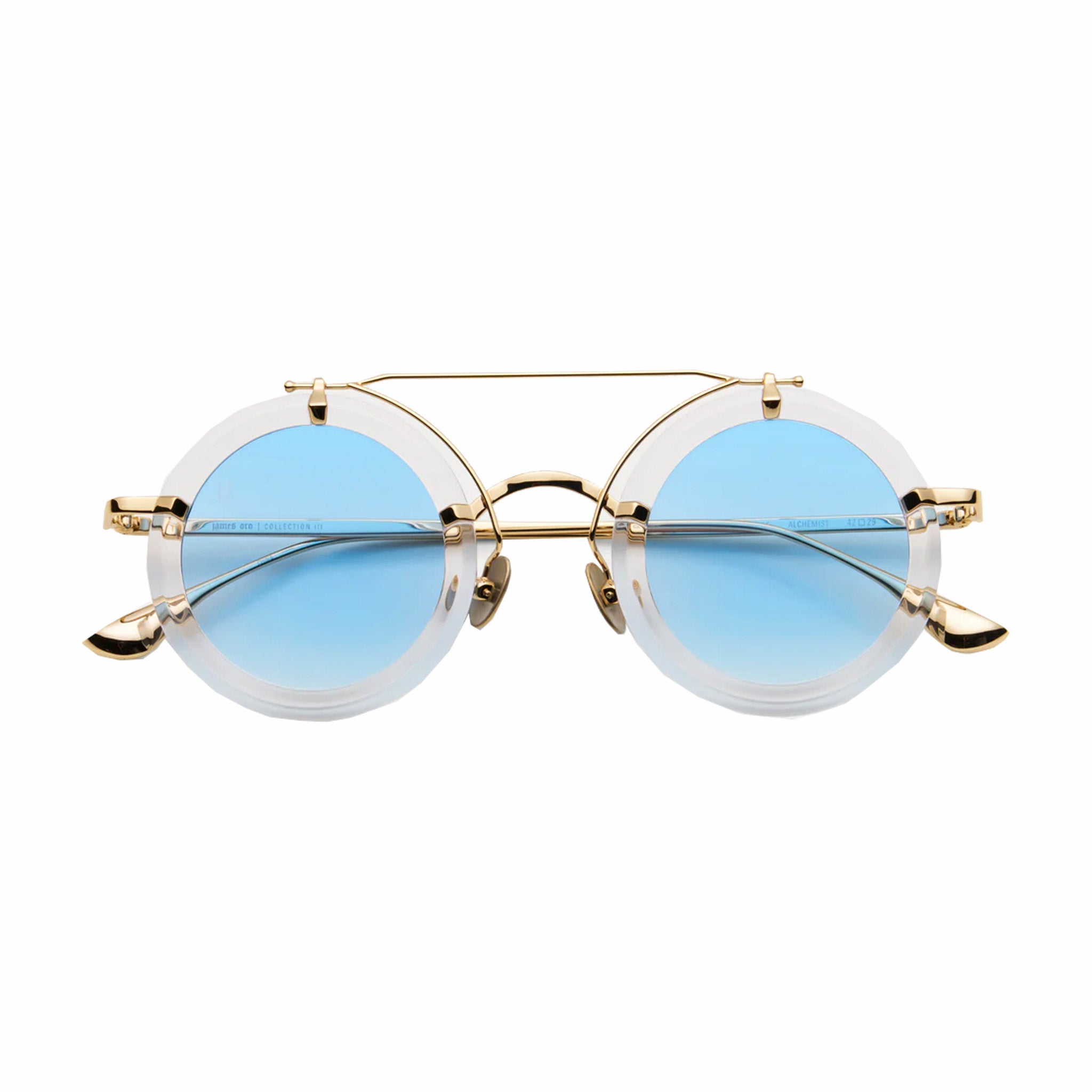 James Oro Clear &quot;Alchemist&quot; (Blue Tint/Clear Frame) - August Shop