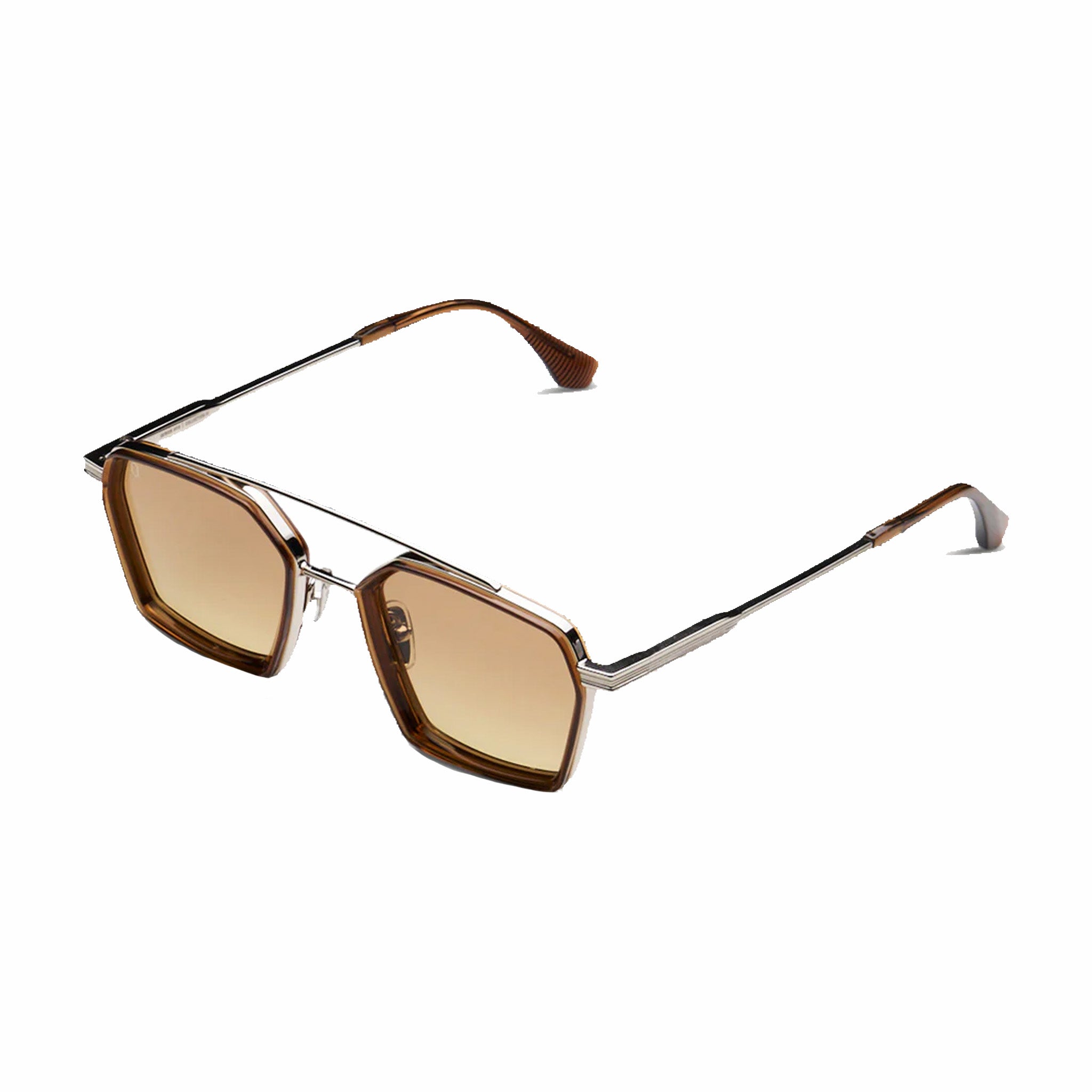 James Oro Cognac Fade &quot;Cruise&quot; (Brown Tint/Gold Frame) - August Shop