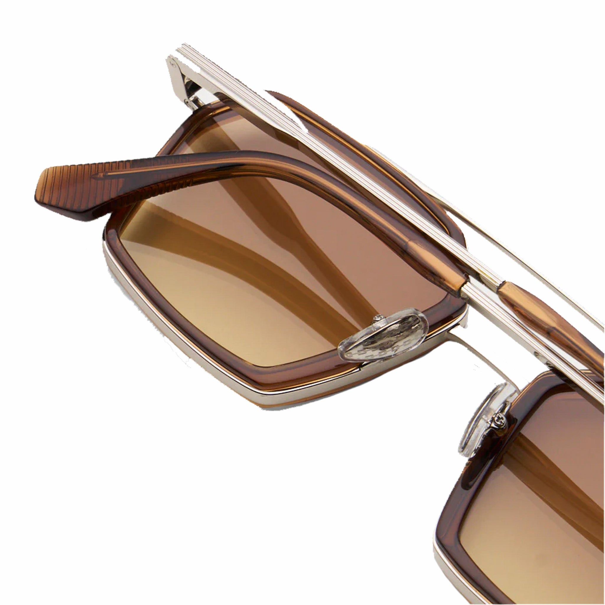 James Oro Cognac Fade &quot;Cruise&quot; (Brown Tint/Gold Frame) - August Shop