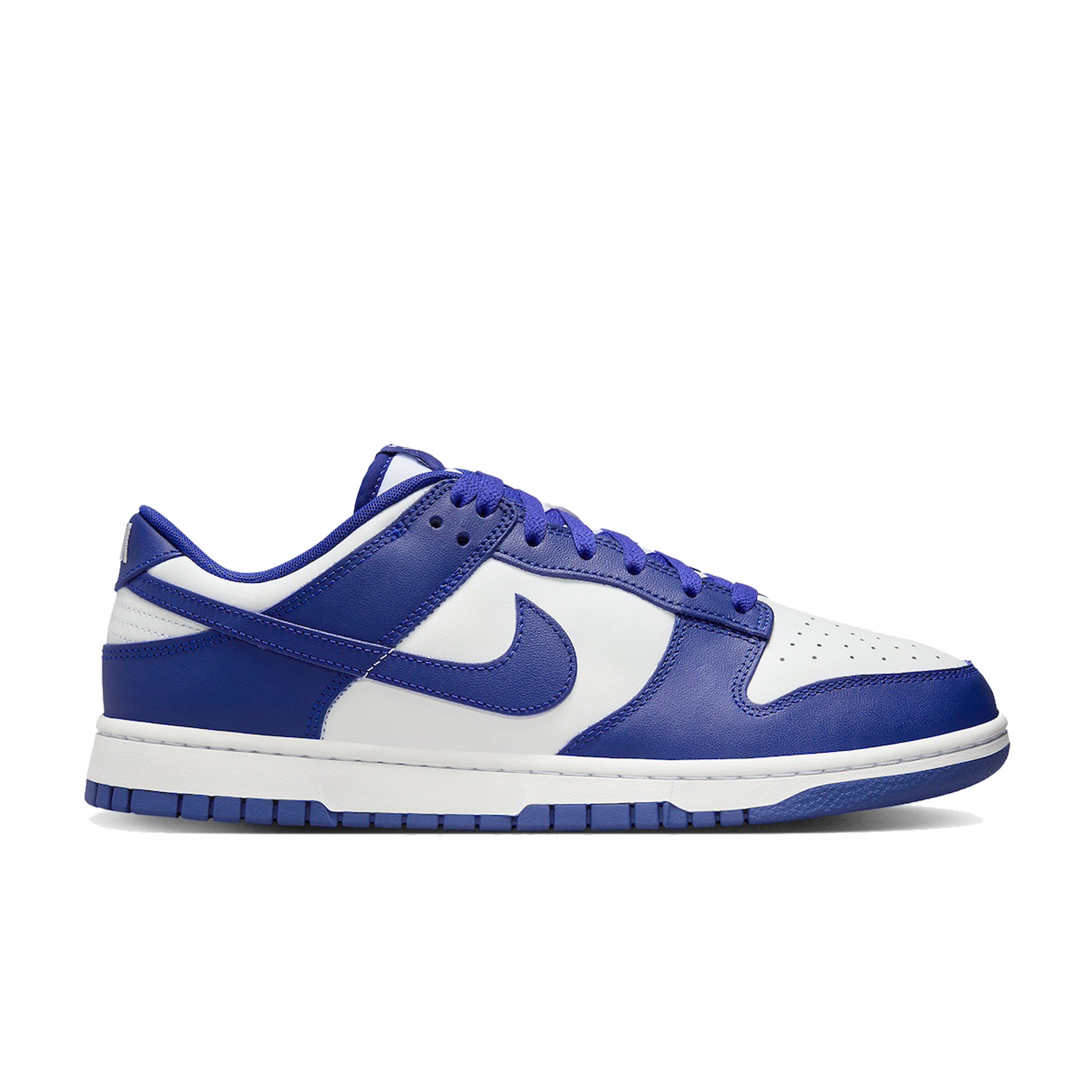 Nike Dunk Low &quot;Concord&quot; (White/Concord-University Red) - August Shop