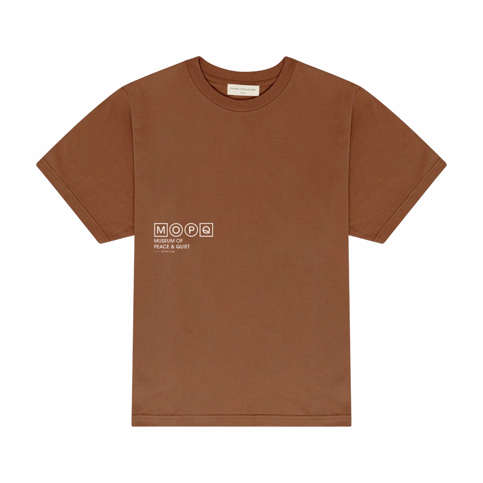 Museum of Peace and Quiet SImple Living T-Shirt (Coral) - August Shop