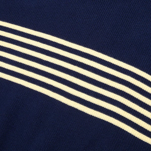 Pass~Port Organic Cotton Stripe Knit Sweater (Navy/Cream) - August Shop