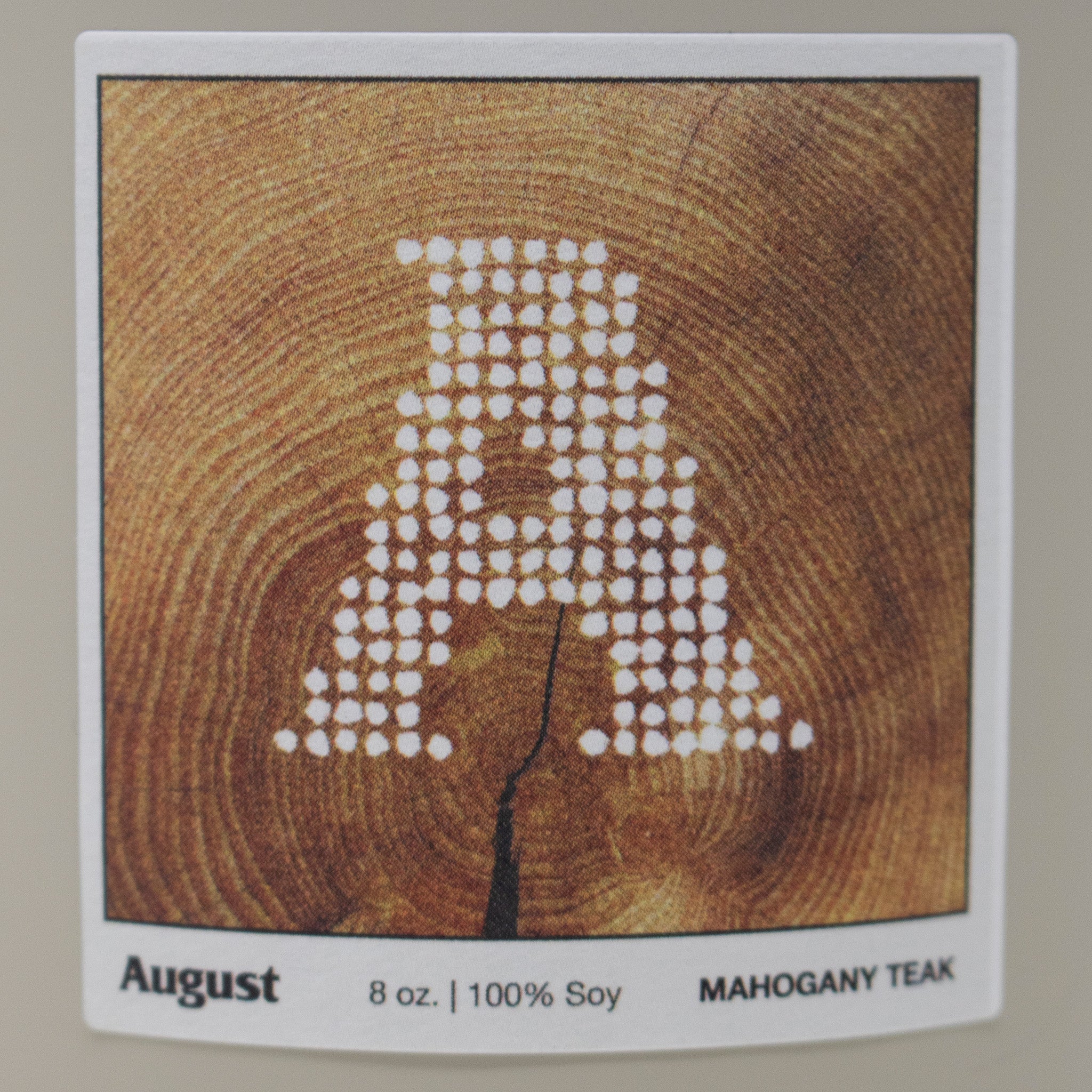 August &quot;Mahogany Teakwood” Candle - August Shop