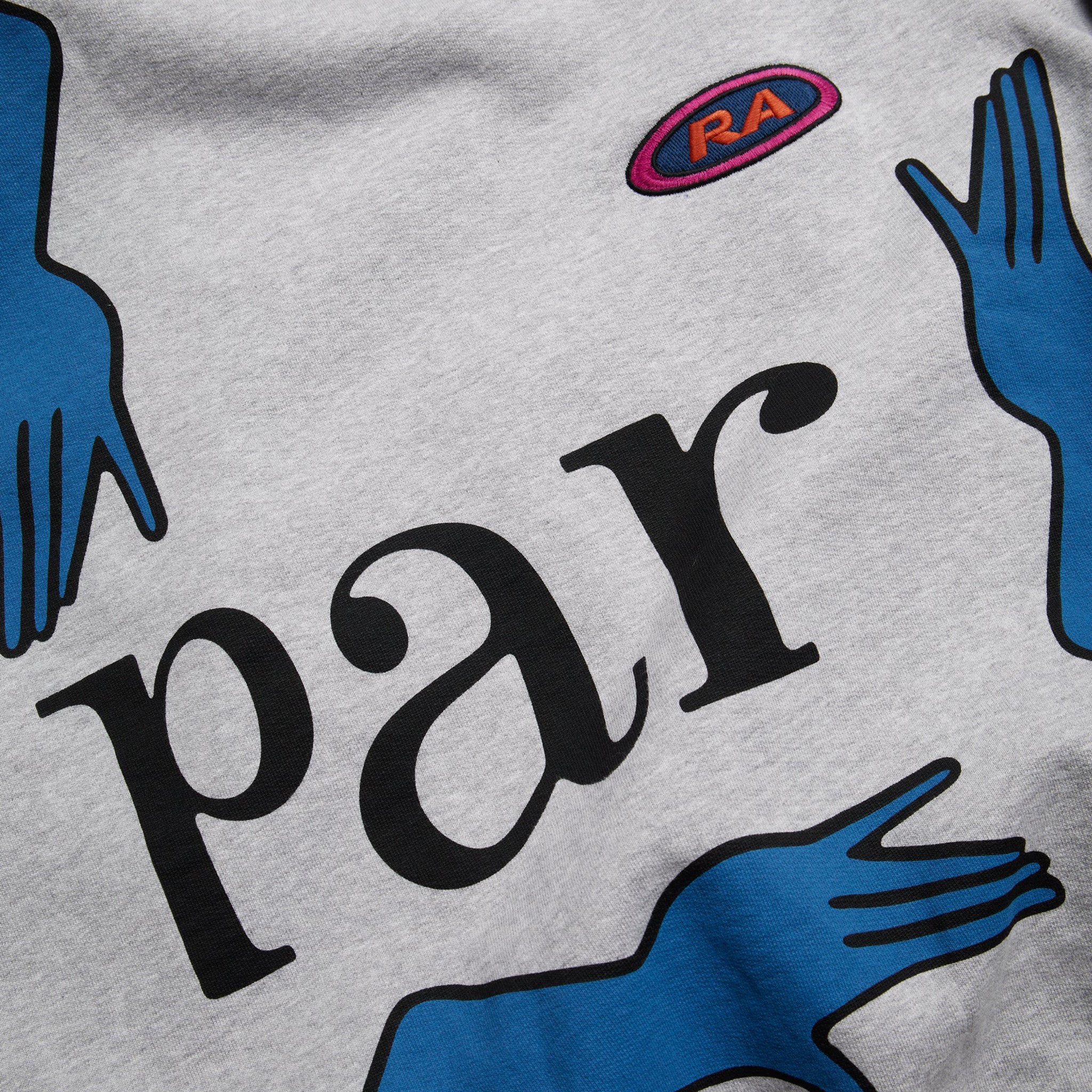 by Parra Early Grab Crewneck Sweatshirt (Heather Grey) - August Shop