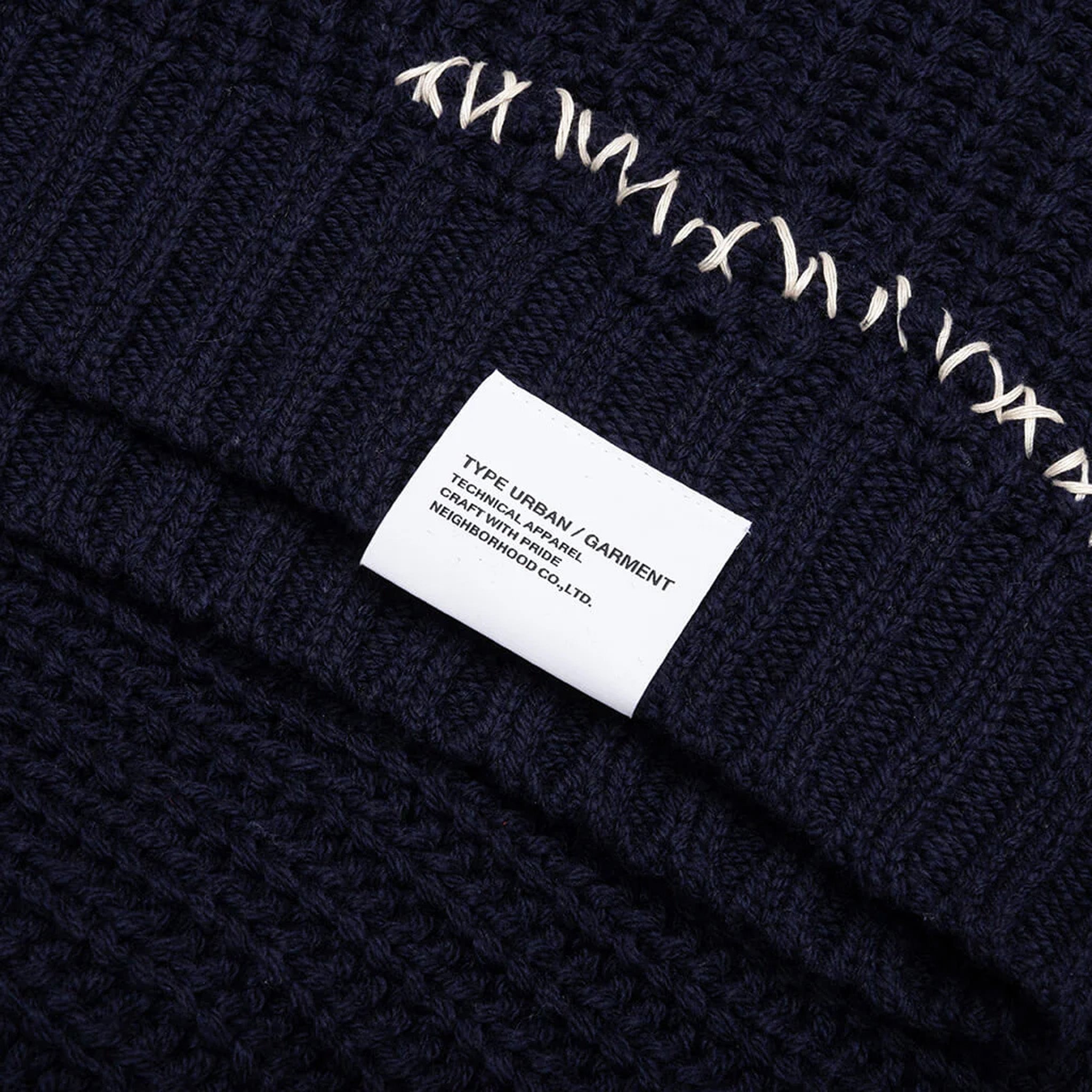 Neighborhood Savage Crewneck Sweater (Navy) - August Shop