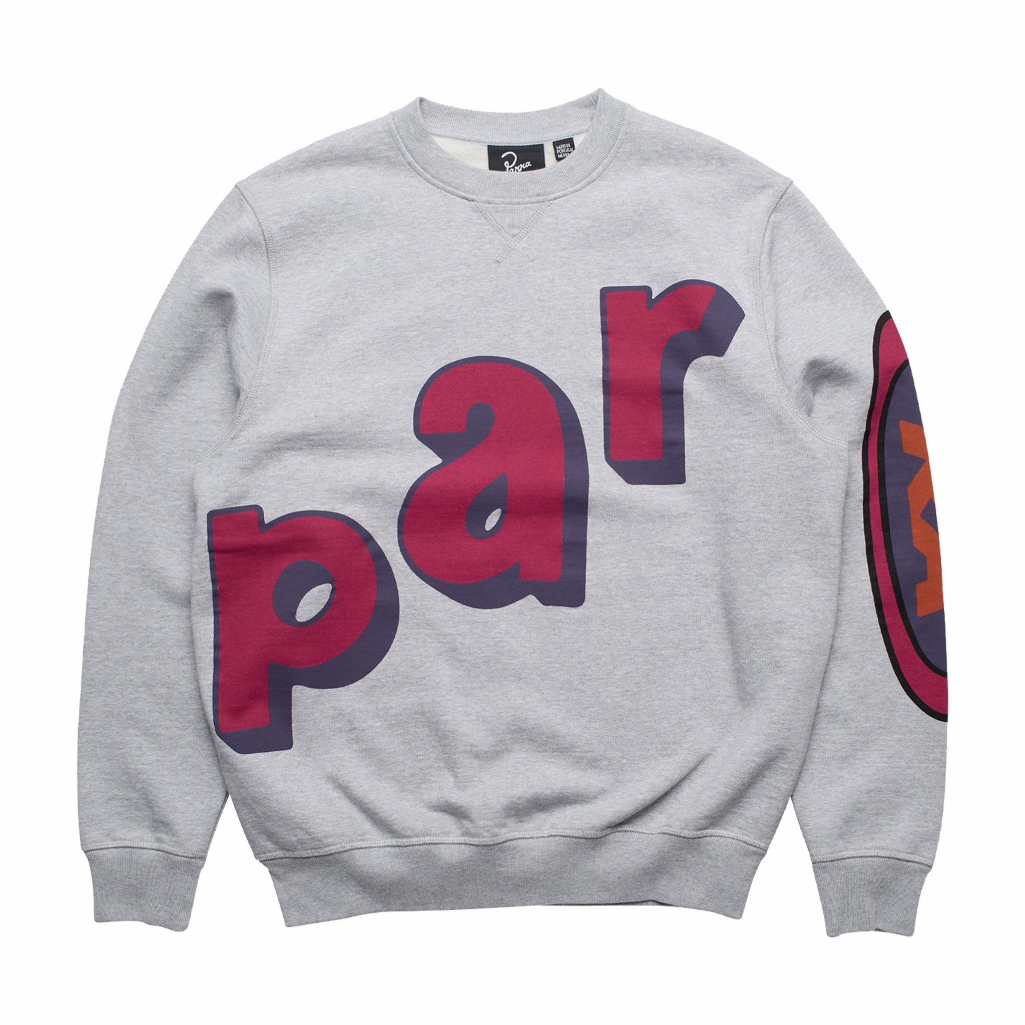 by Parra Loudness Crew Neck Sweatshirt (Heather Grey) - August Shop