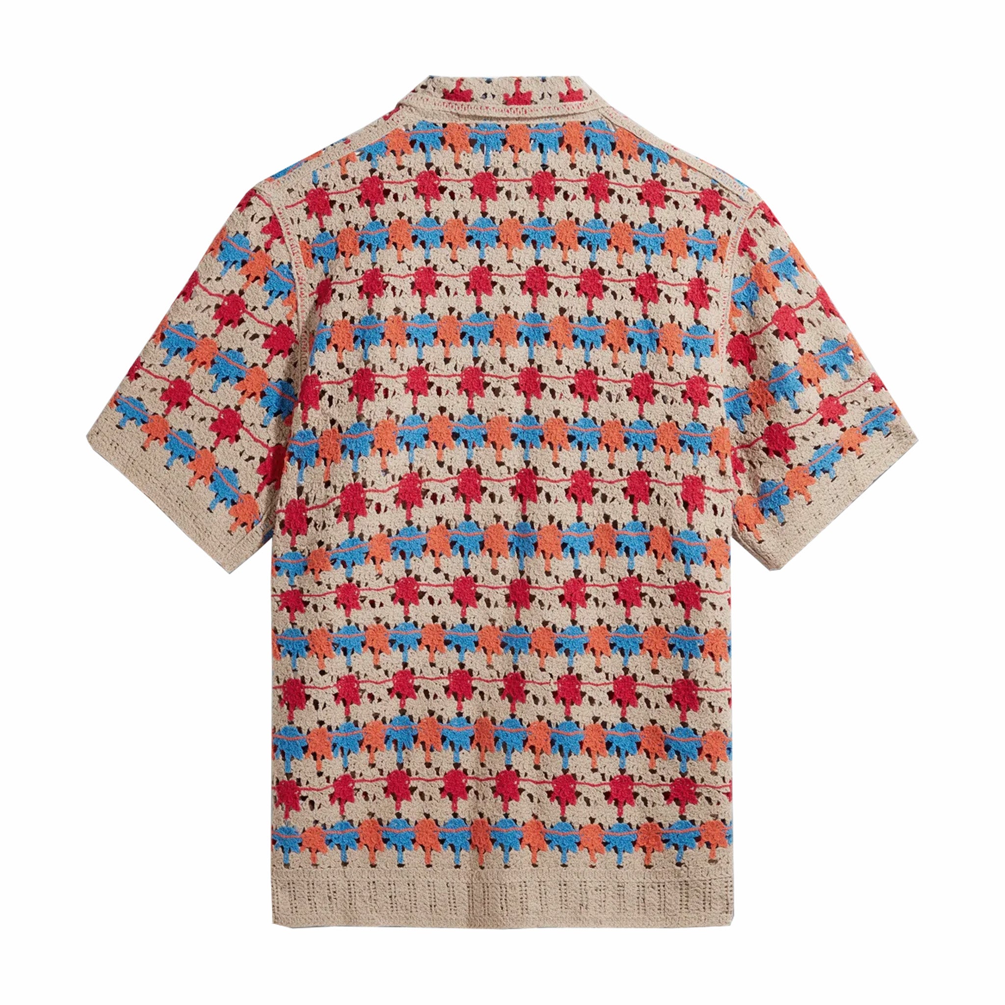 Wax London Porto Shirt - Splash Crochet (Multi) - August Shop