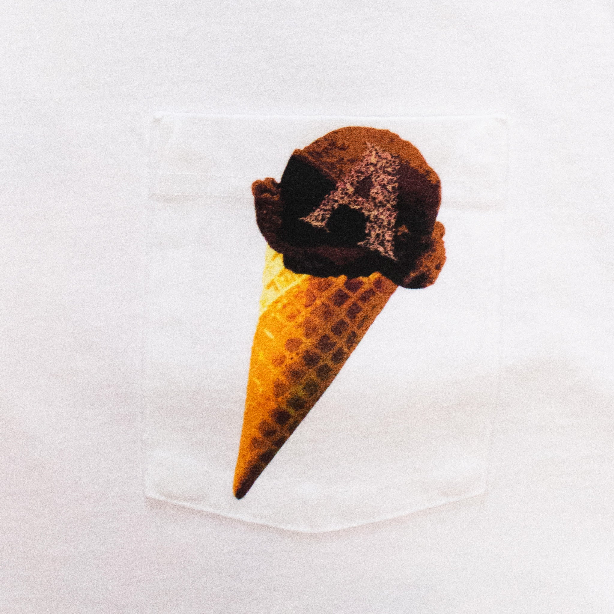 August &quot;Frozen Custard&quot; Pocket T-Shirt (White) - August Shop