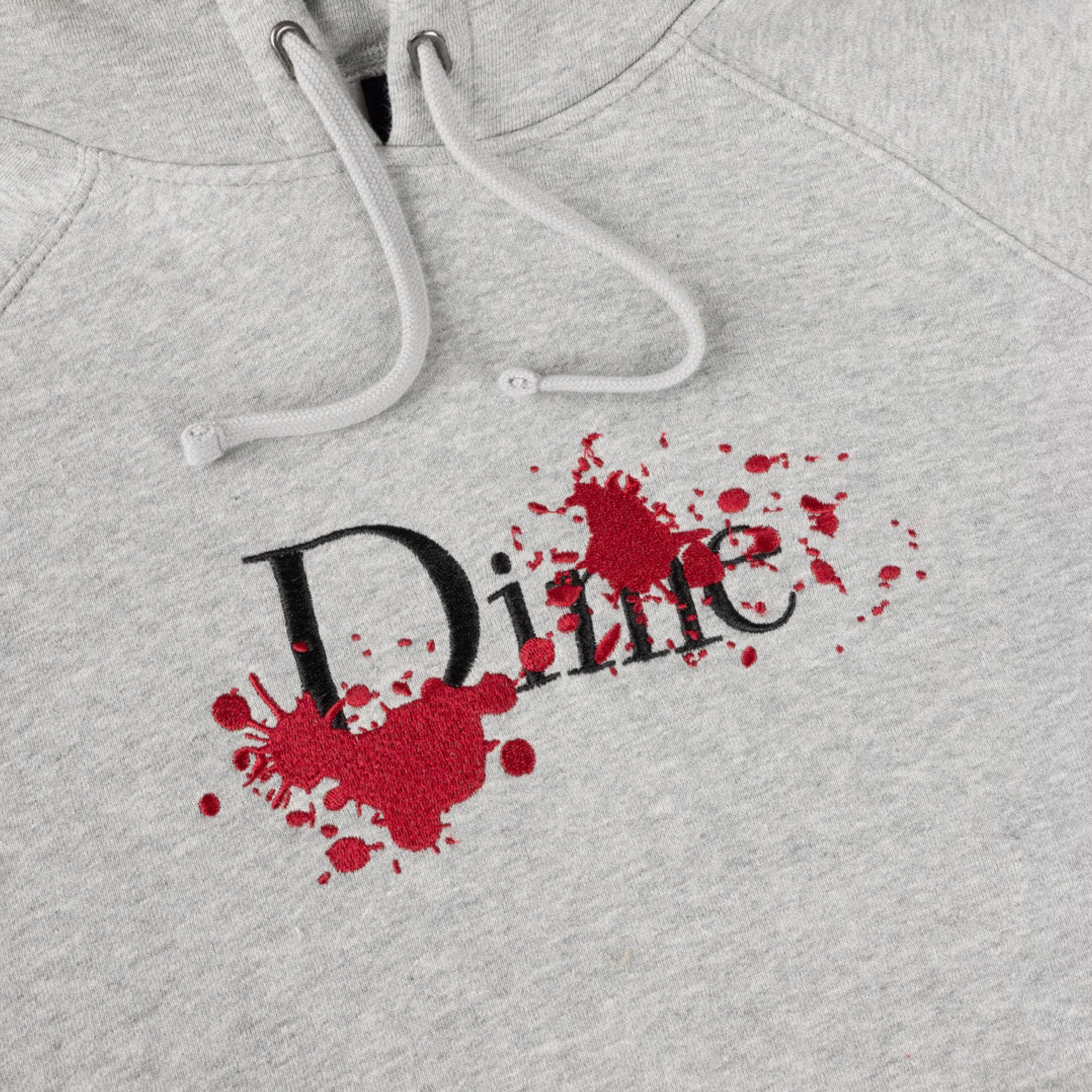 Dime Classic Bloody Hoodie (Heather Gray) - August Shop