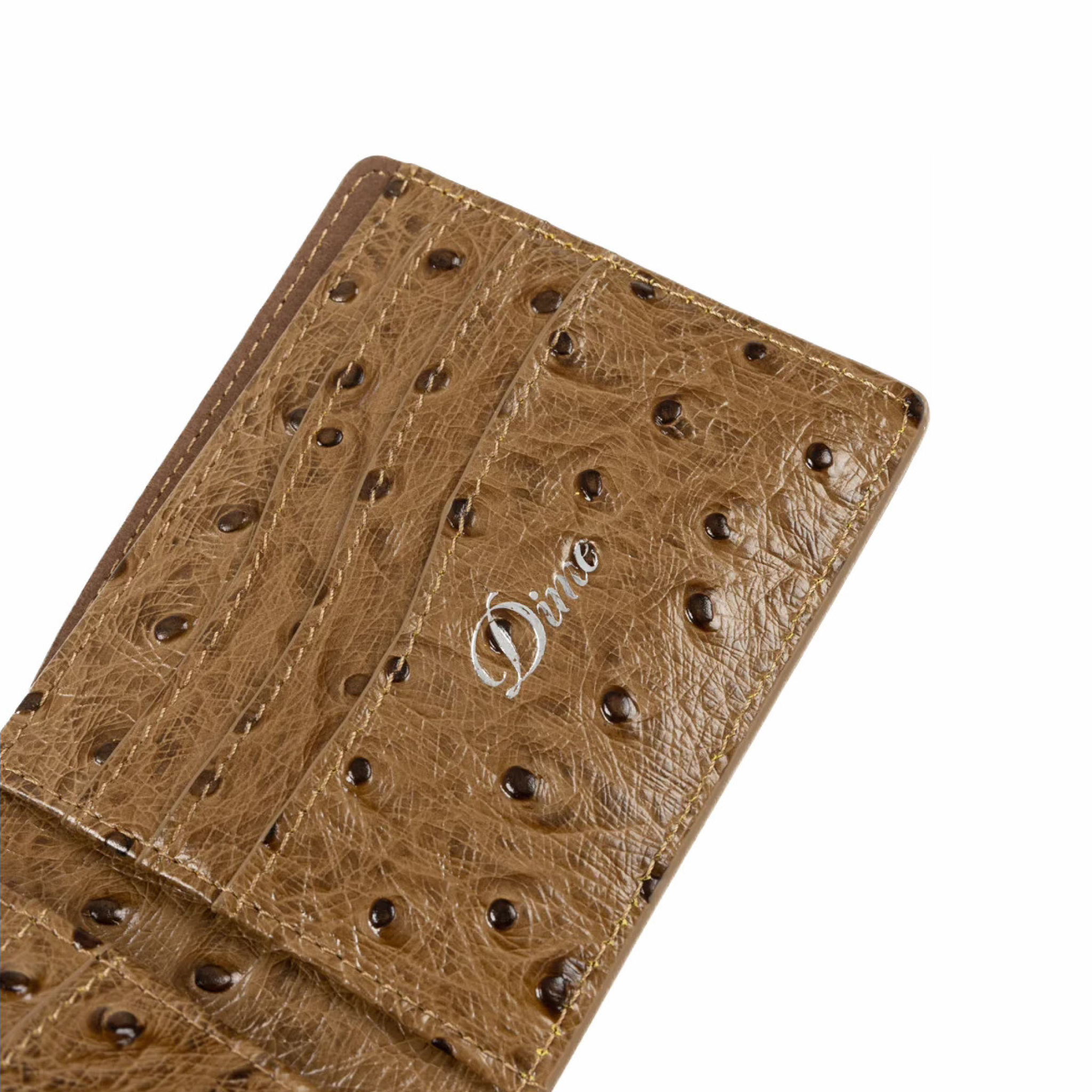 Dime Fauxstrich Wallet (Coffee) - August Shop