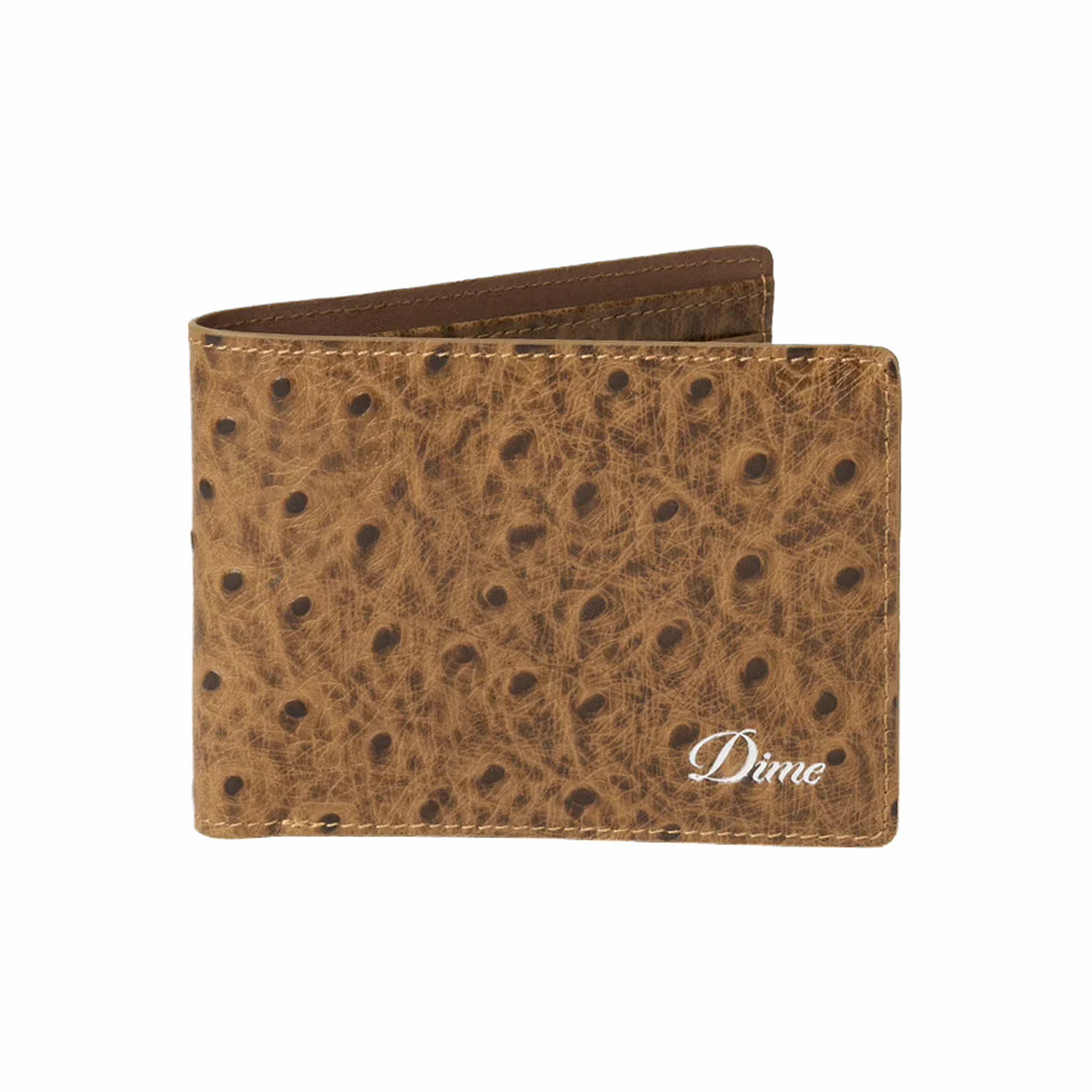 Dime Fauxstrich Wallet (Coffee) - August Shop