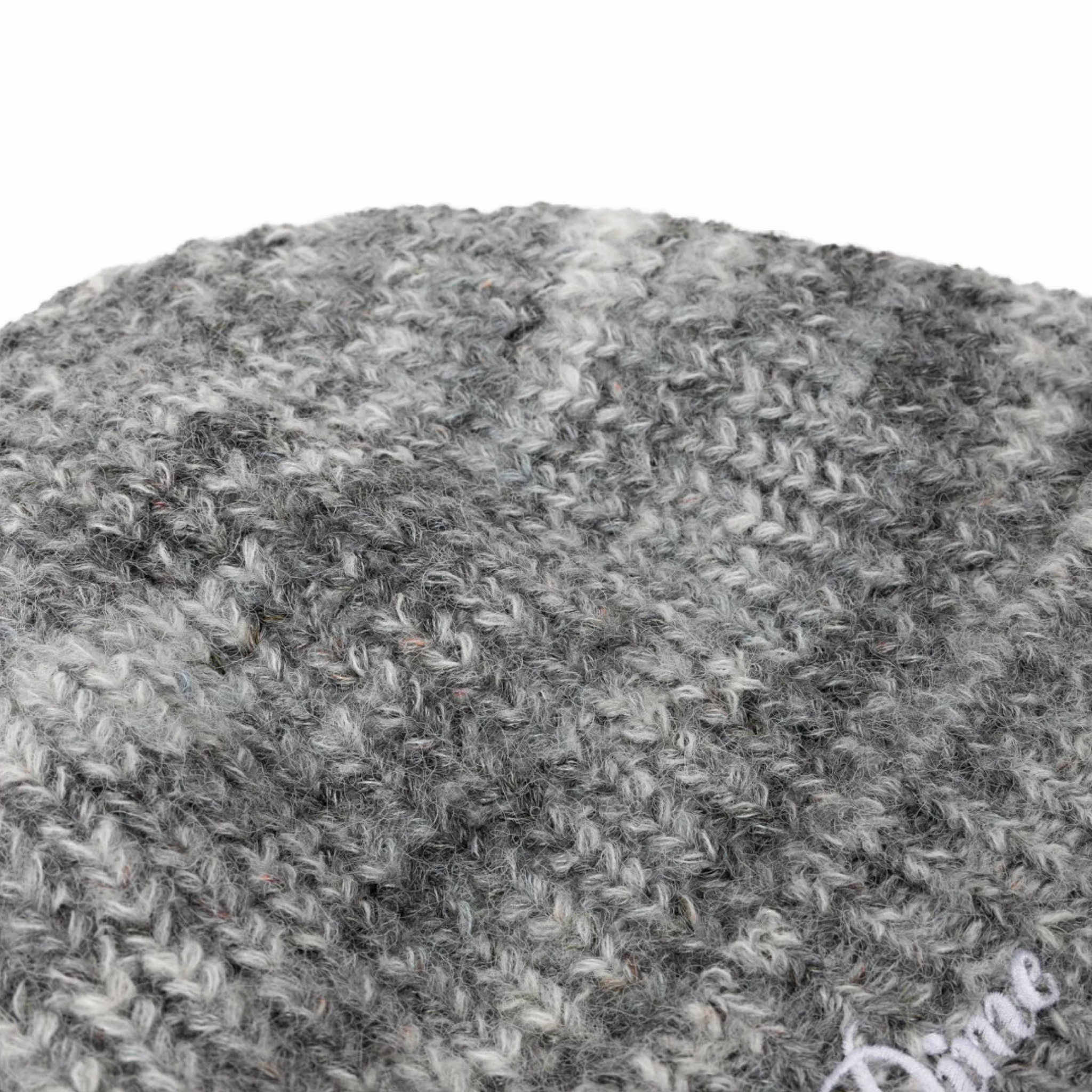 Dime Fuzzy Fold Beanie (Charcoal Multi) - August Shop