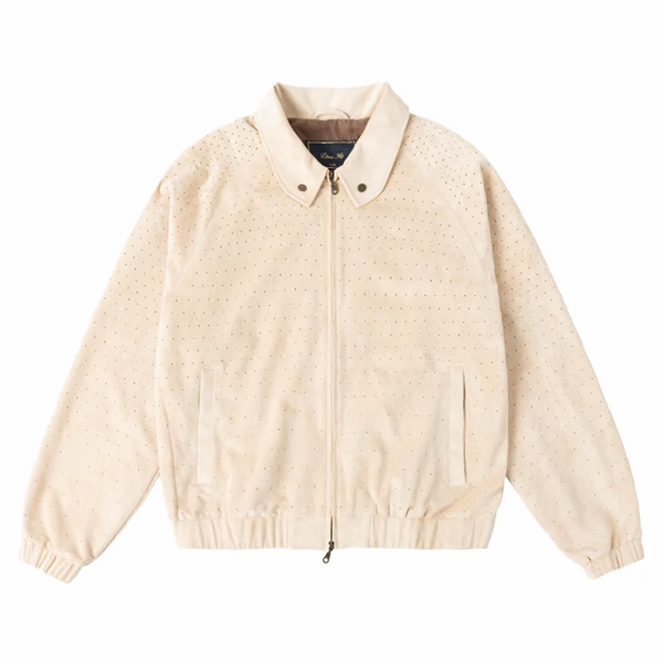 ジャケット・アウター Dime MTL PERFORATED FAUX SUEDE JACKET DIMEPERFORATEDFAUXSUEDEJACKET_