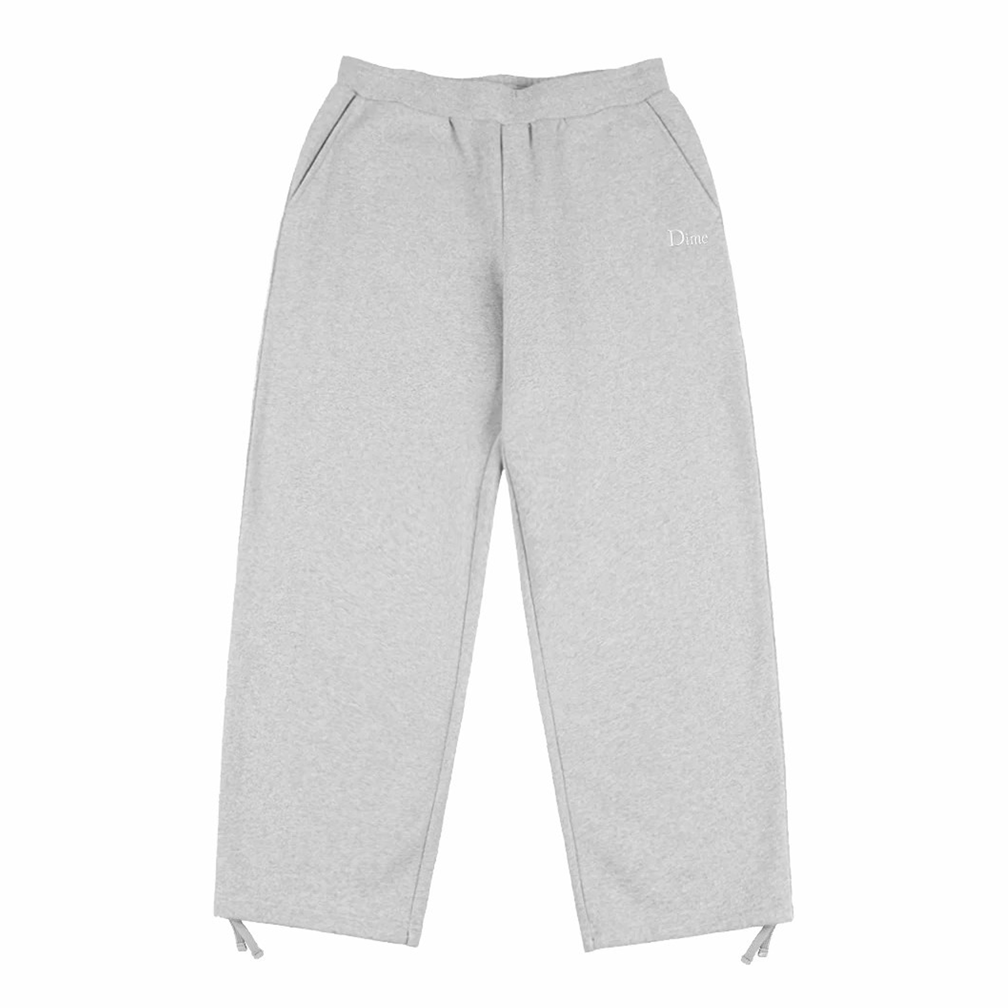 Dime Classic Small Logo Sweatpants (Heather Gray) - August Shop
