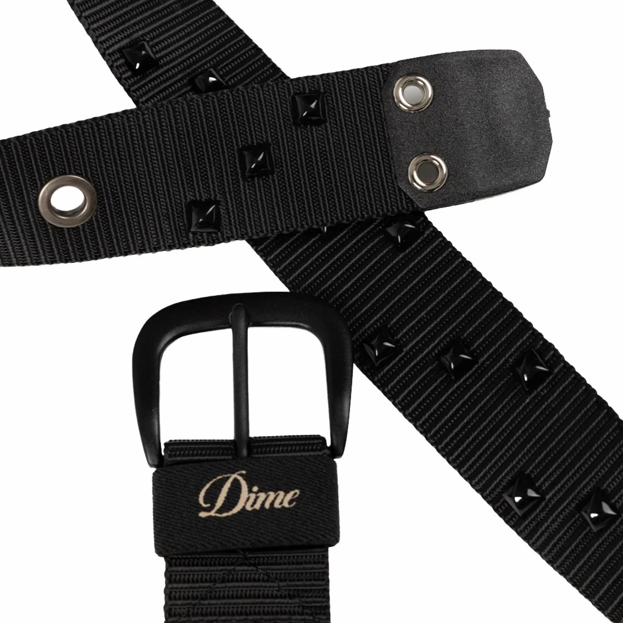 Dime Studded Belt (Black) - August Shop
