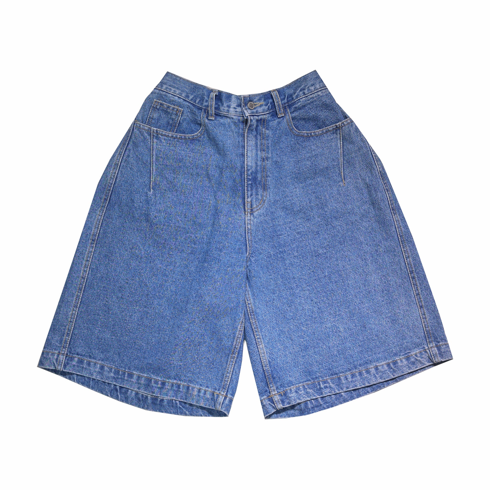 Estudio Niksen Half-dart Denim Shorts (Blue) - August Shop