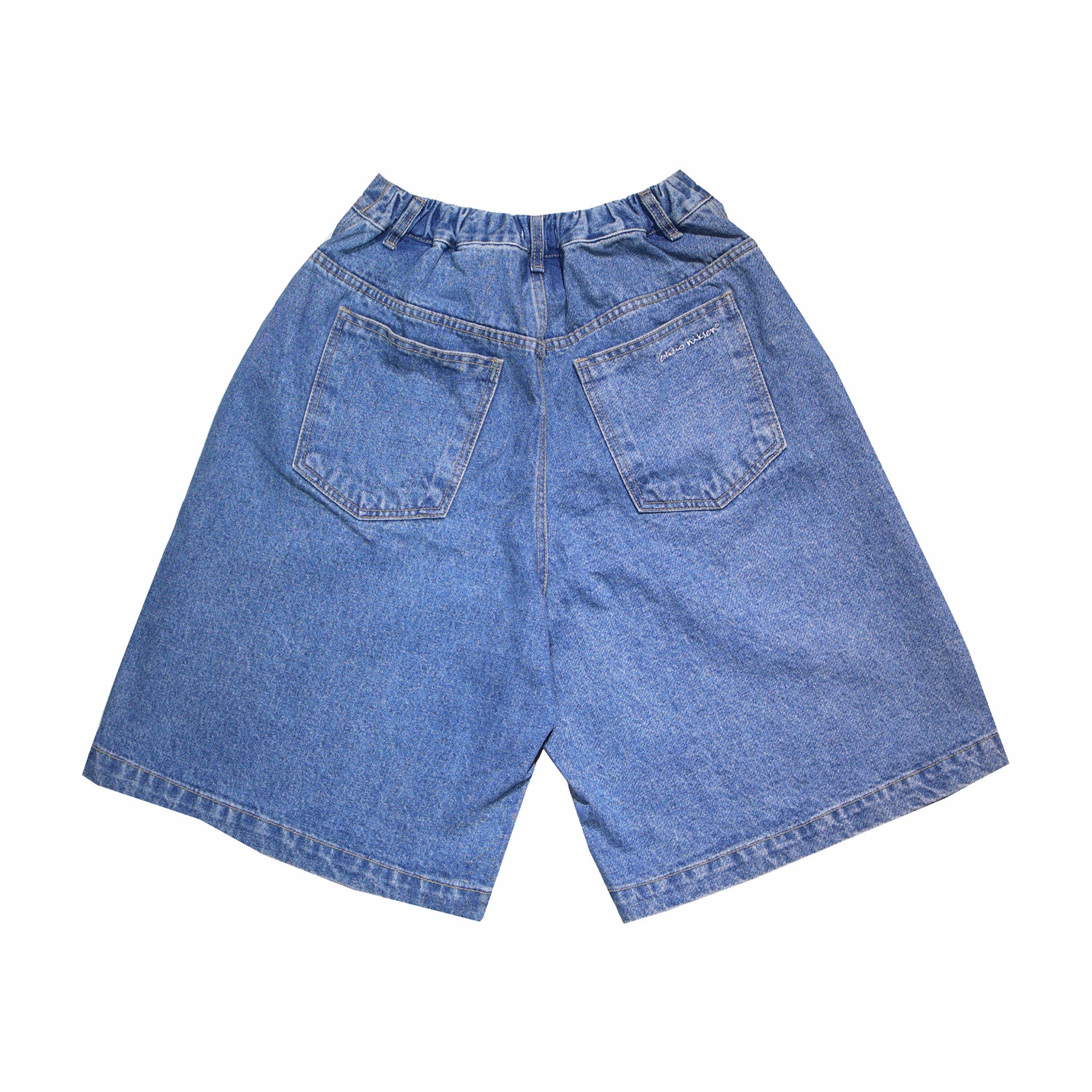 Estudio Niksen Half-dart Denim Shorts (Blue) - August Shop