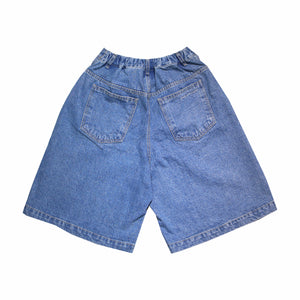 Estudio Niksen Half-dart Denim Shorts (Blue) - August Shop