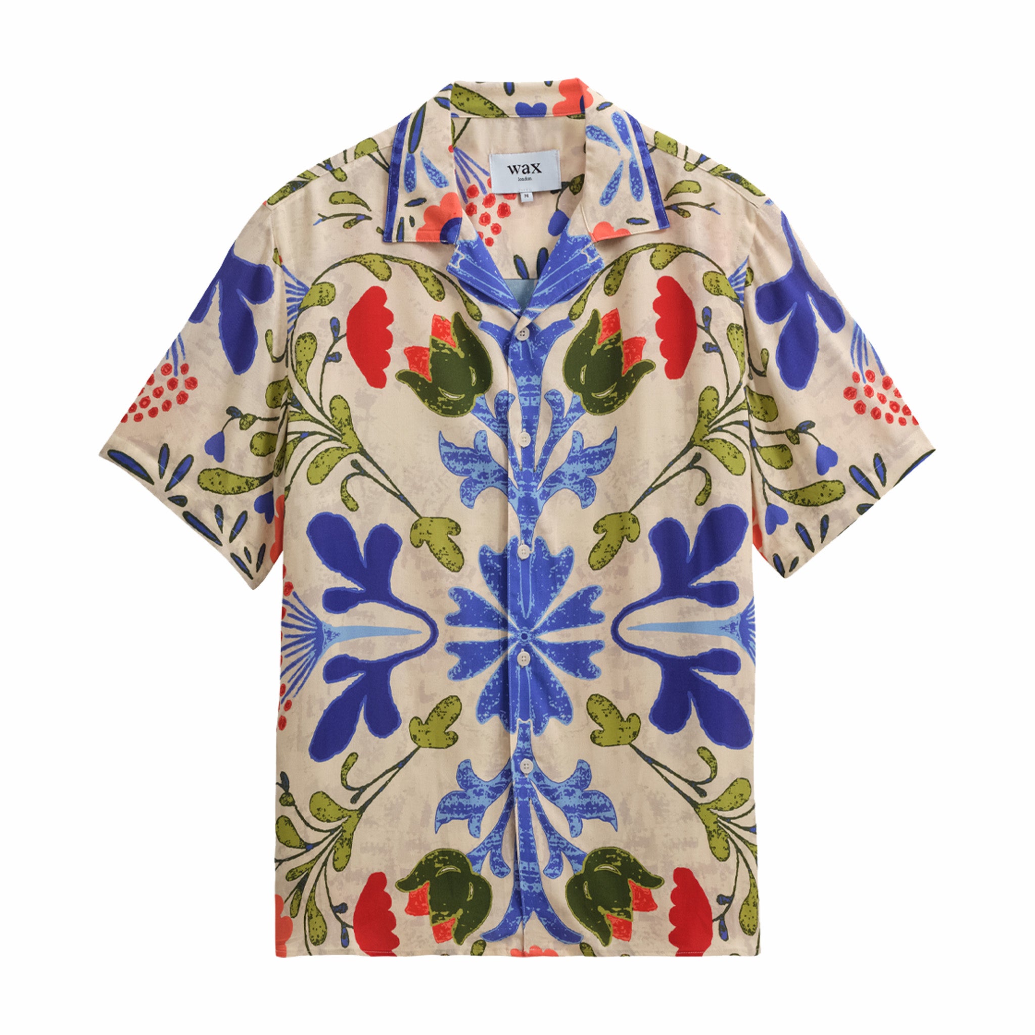 Wax London Didcot Short Sleeve Shirt - Summer Floral (Multi) - August Shop