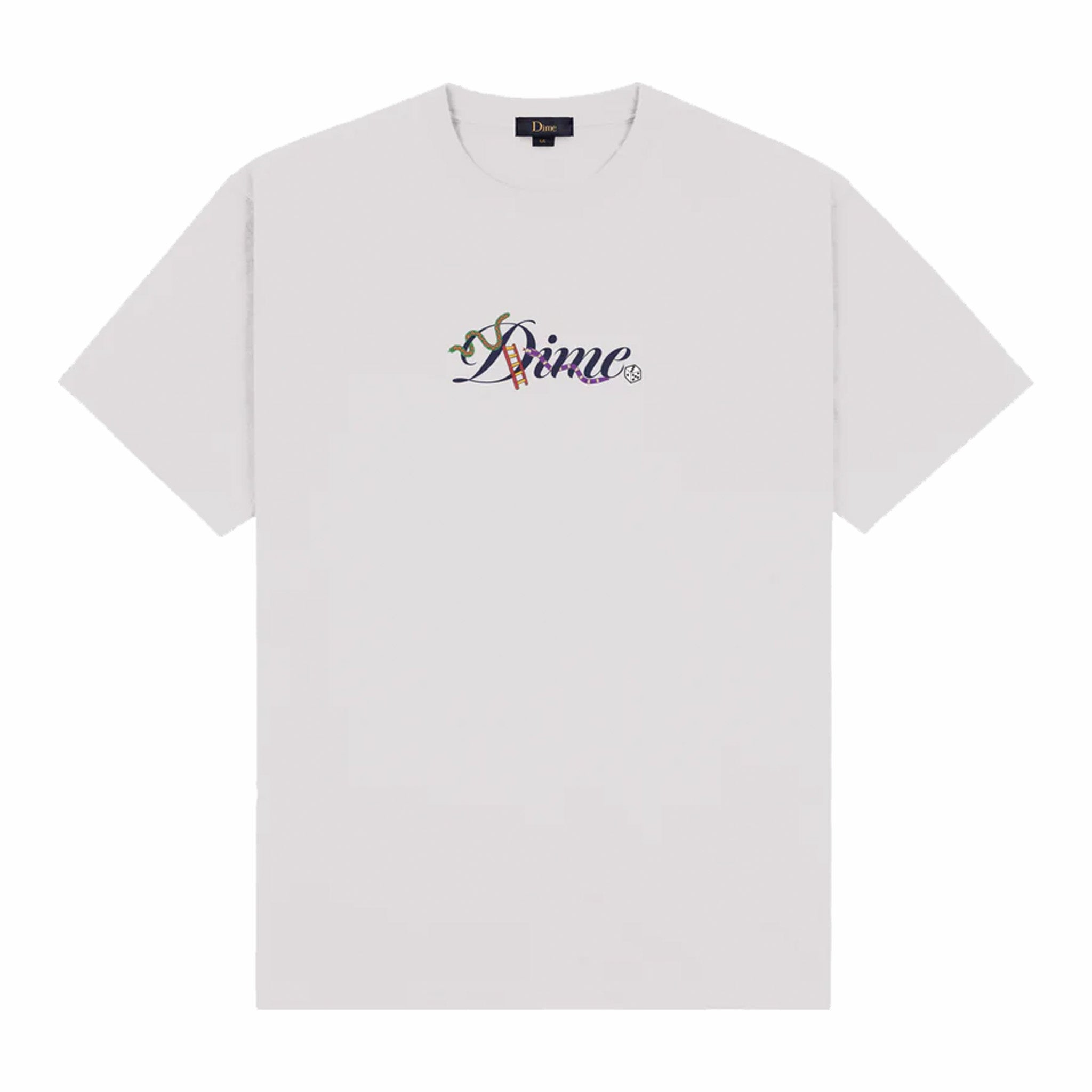 Dime Cursive Snake T-Shirt (Cement) - August Shop