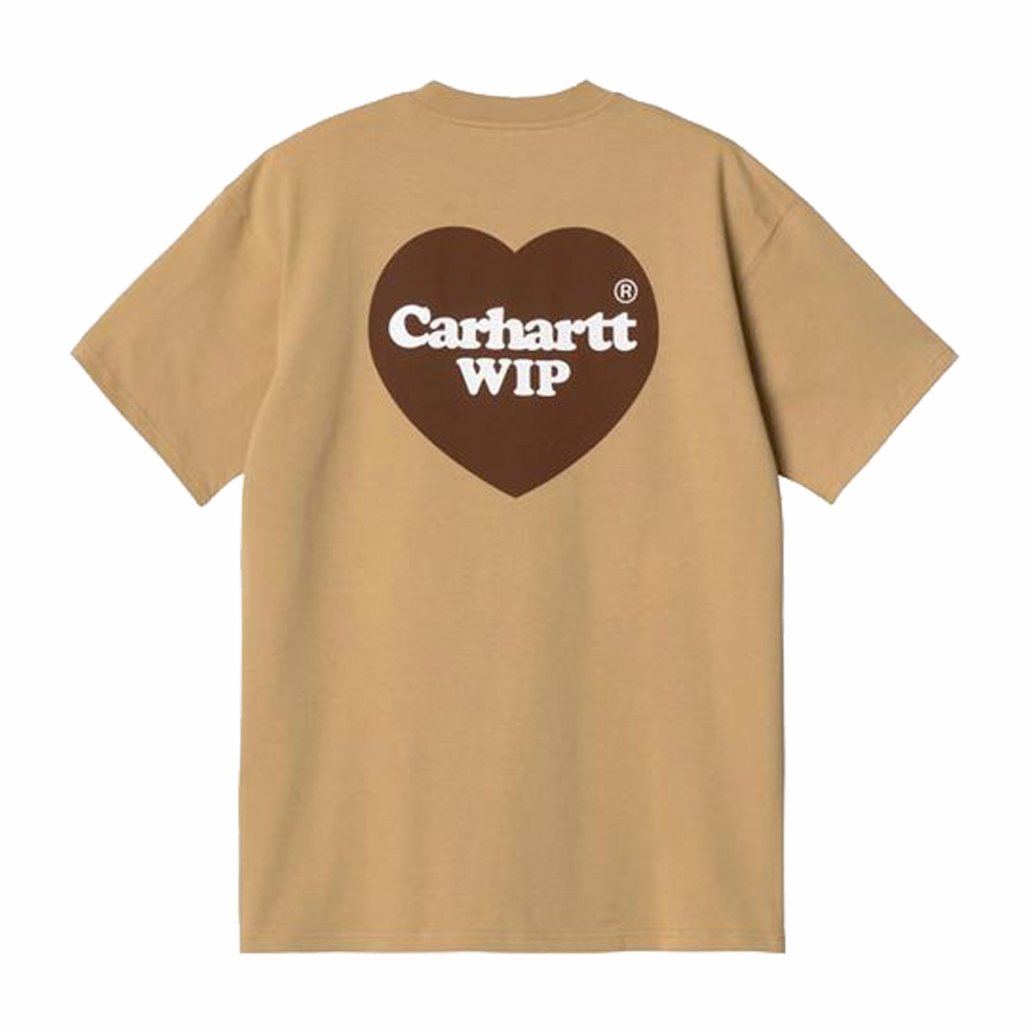 Carhartt WIP S/S Double Heart T-Shirt (Dusty H Brown) - August Shop